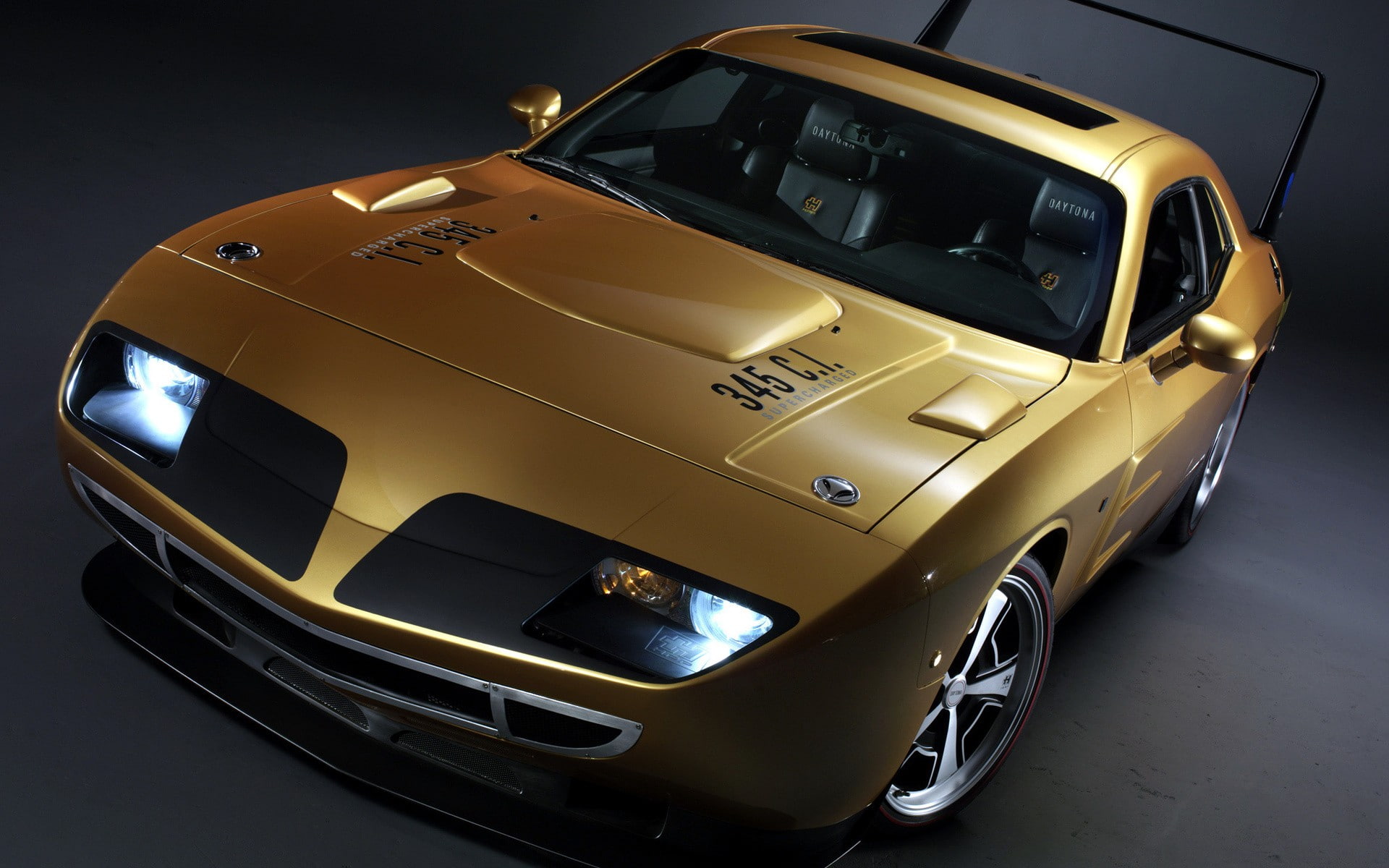 1080P, modern, transportation, reflection, lighting equipment, black color, Plymouth, no people, vehicle, tire, stationary, SuperBird, land vehicle, car, HD Wallpaper