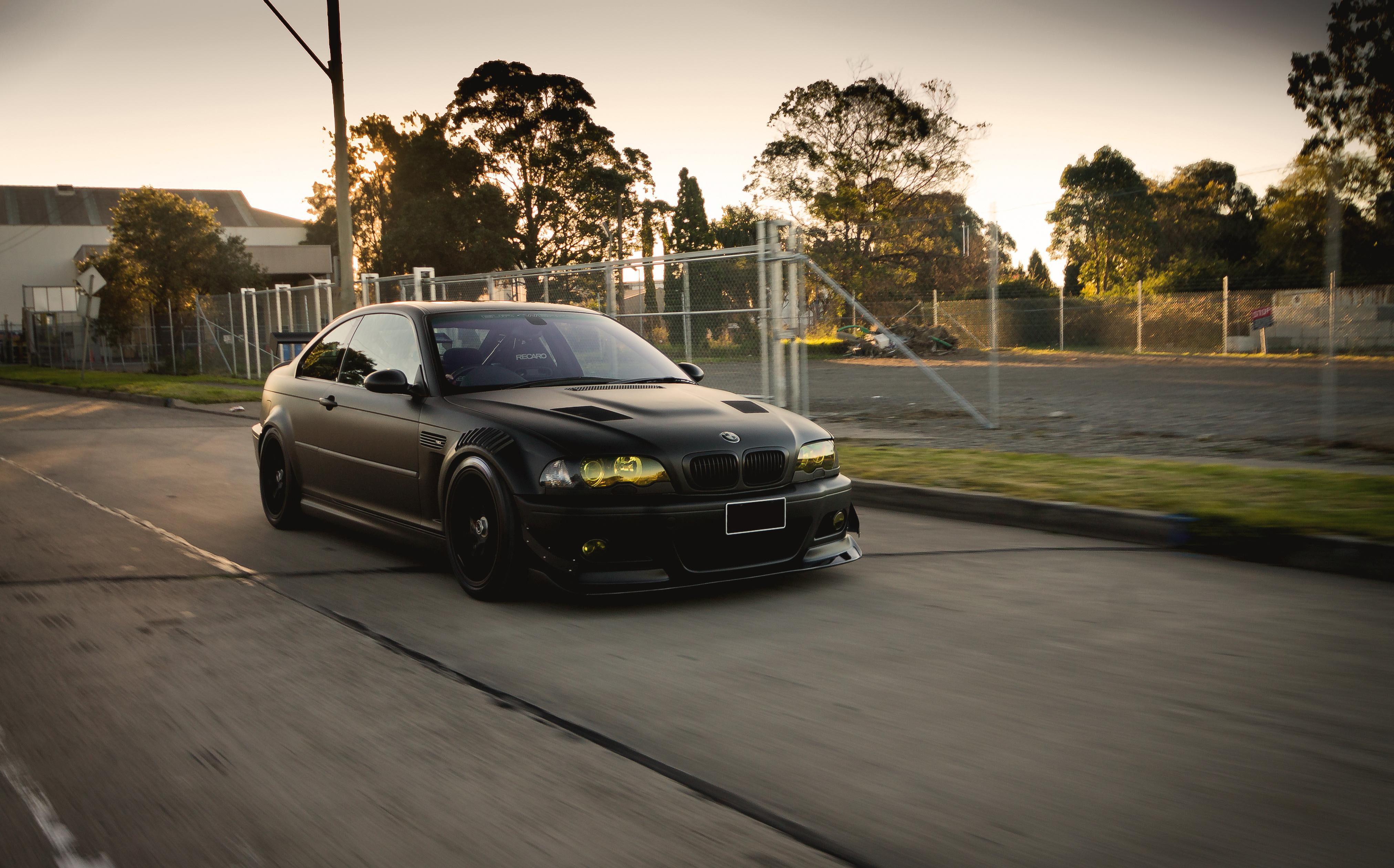 4K, bmw, tuning, e, m, black, HD Wallpaper