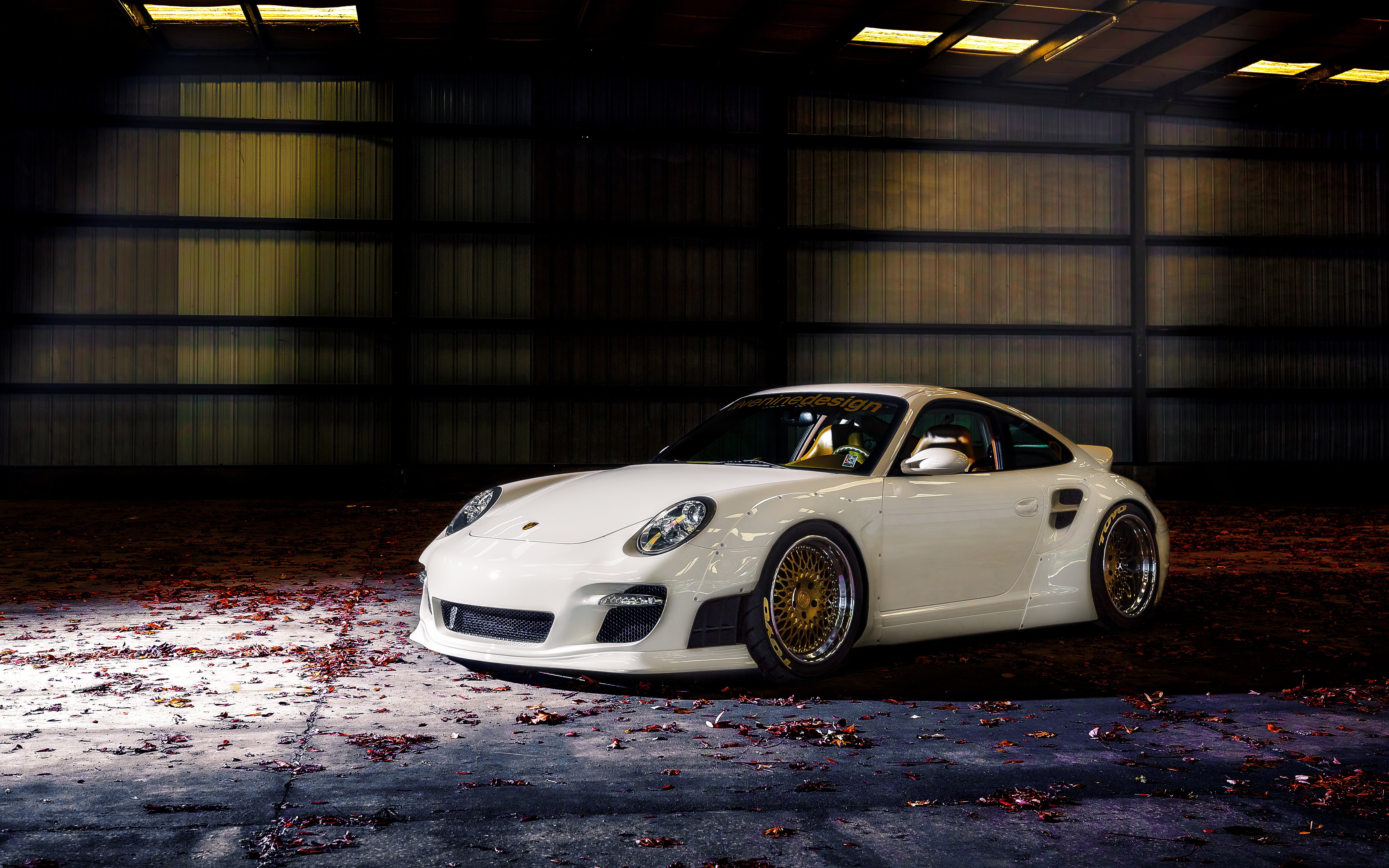 tuning, 4K, porsche, coupe, white, 911, HD Wallpaper