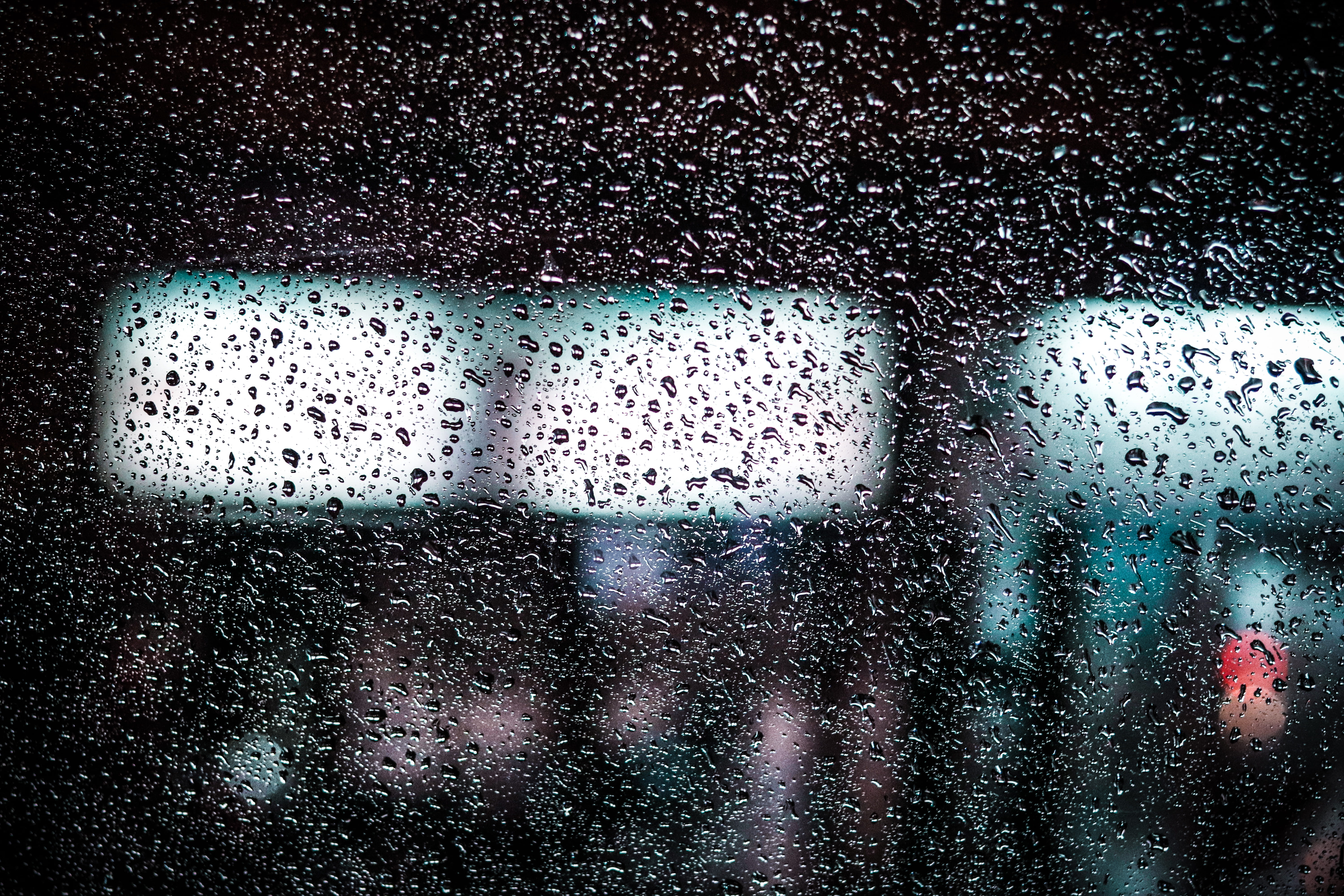 drop, glass, macro, glass - material, mode of transportation, fish, neon, window, rainy season, transportation, animal, raindrop, rain, club, car, water, HD Wallpaper