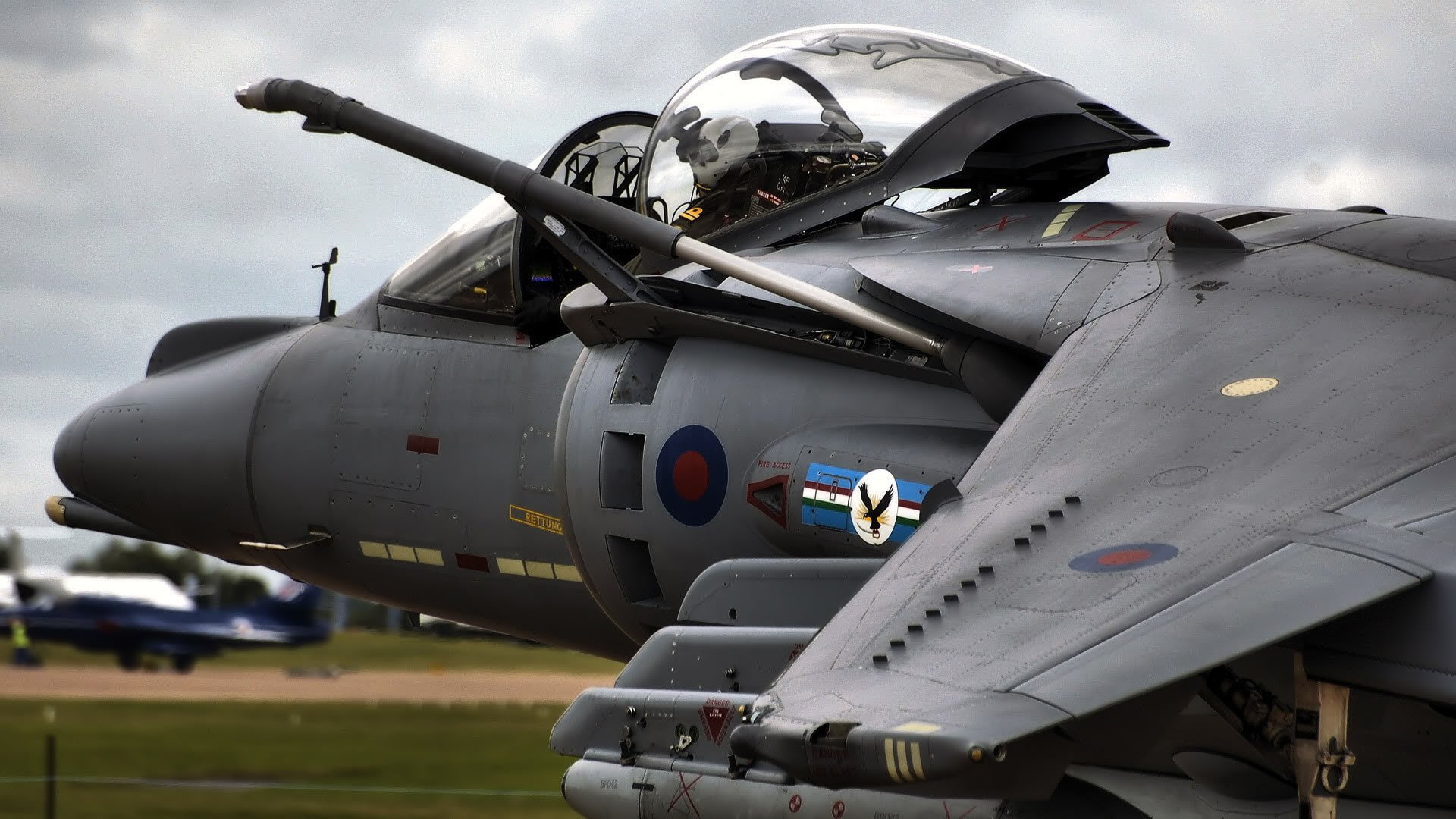 Jet Fighters, British Aerospace Harrier II, 1080P, HD Wallpaper