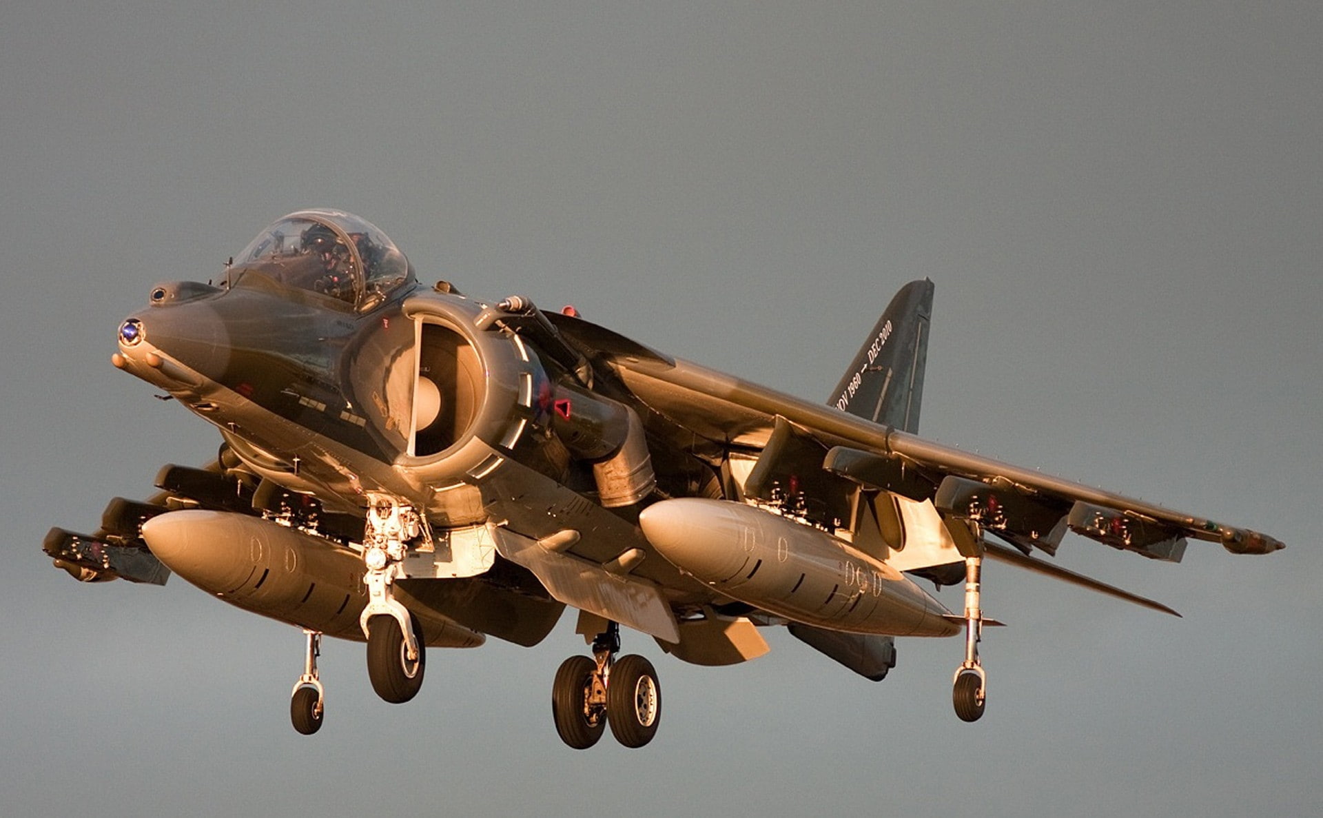 harrier, airplanes, art, military art, Military, av-8b harrier, 1080P, hd, aircraft, avb, HD Wallpaper