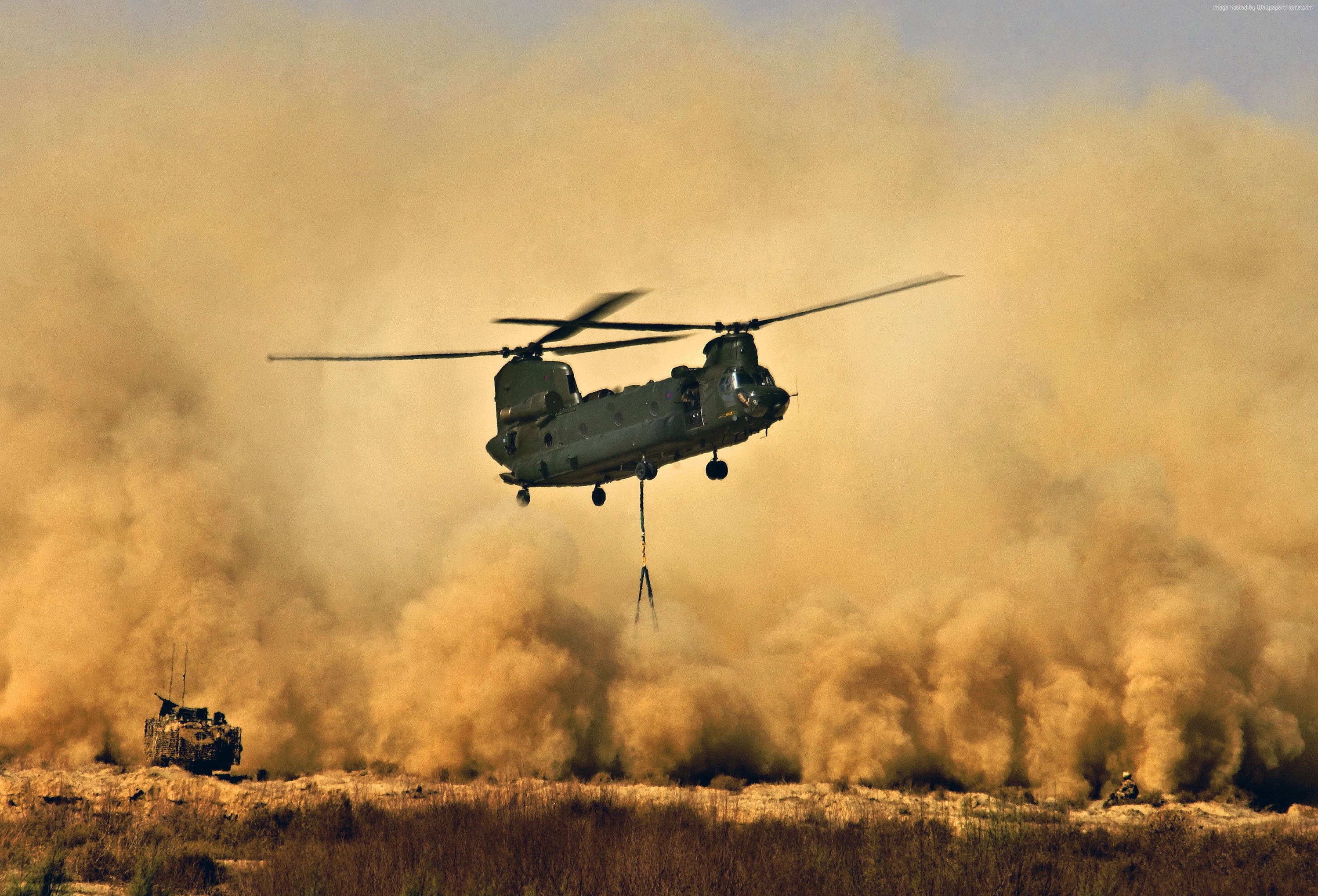 Boeing CH-47 Chinook, 2K, U.S. Air Force, helicopter, HD Wallpaper