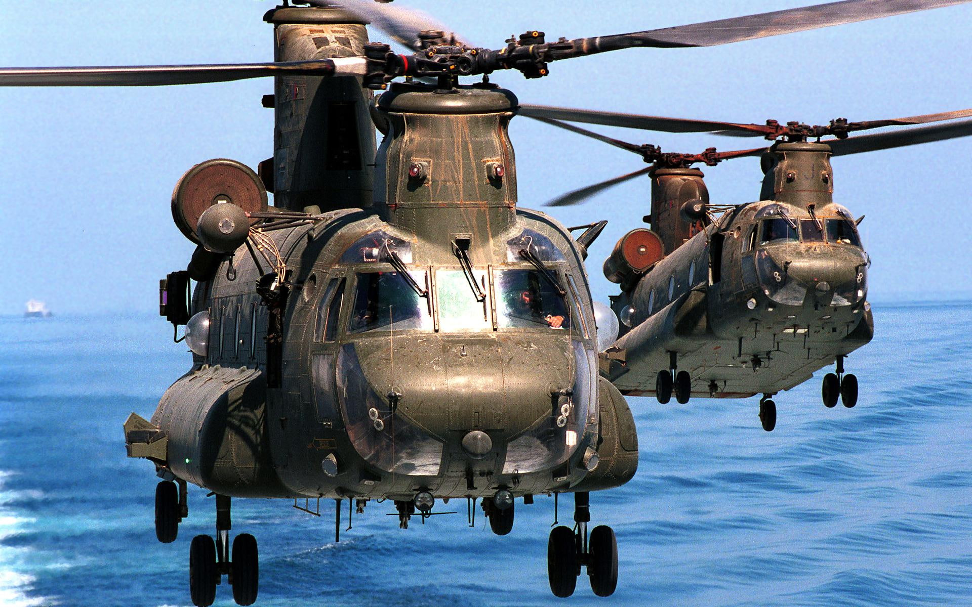 1080P, aircraft, ch, airforce, military, boeing, vertol, ch-47, helicopter, HD Wallpaper