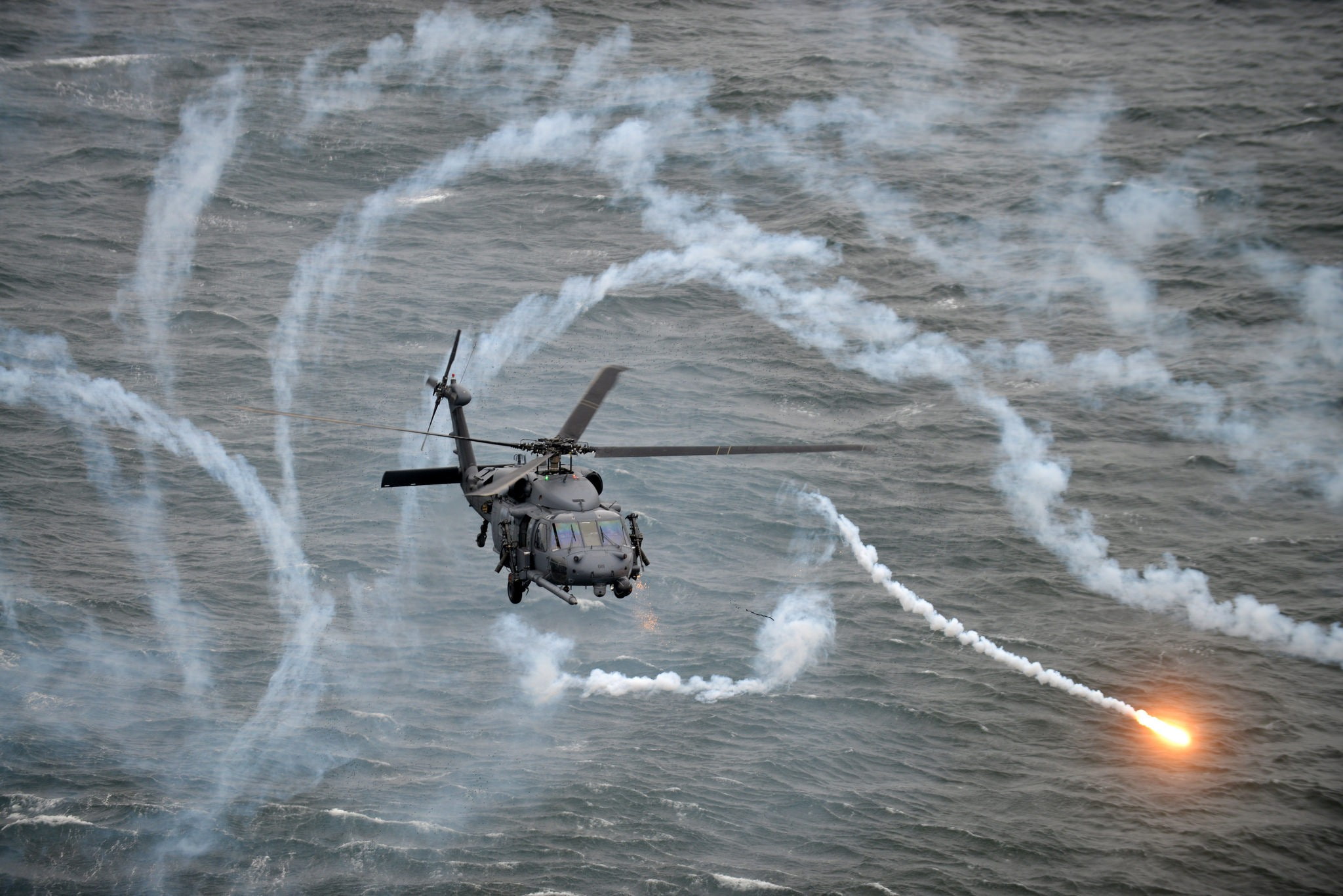 air vehicle, transportation, flowing water, military aircraft, military, mode of transportation, waterfront, environment, sea, United States Army, USA, HD Wallpaper
