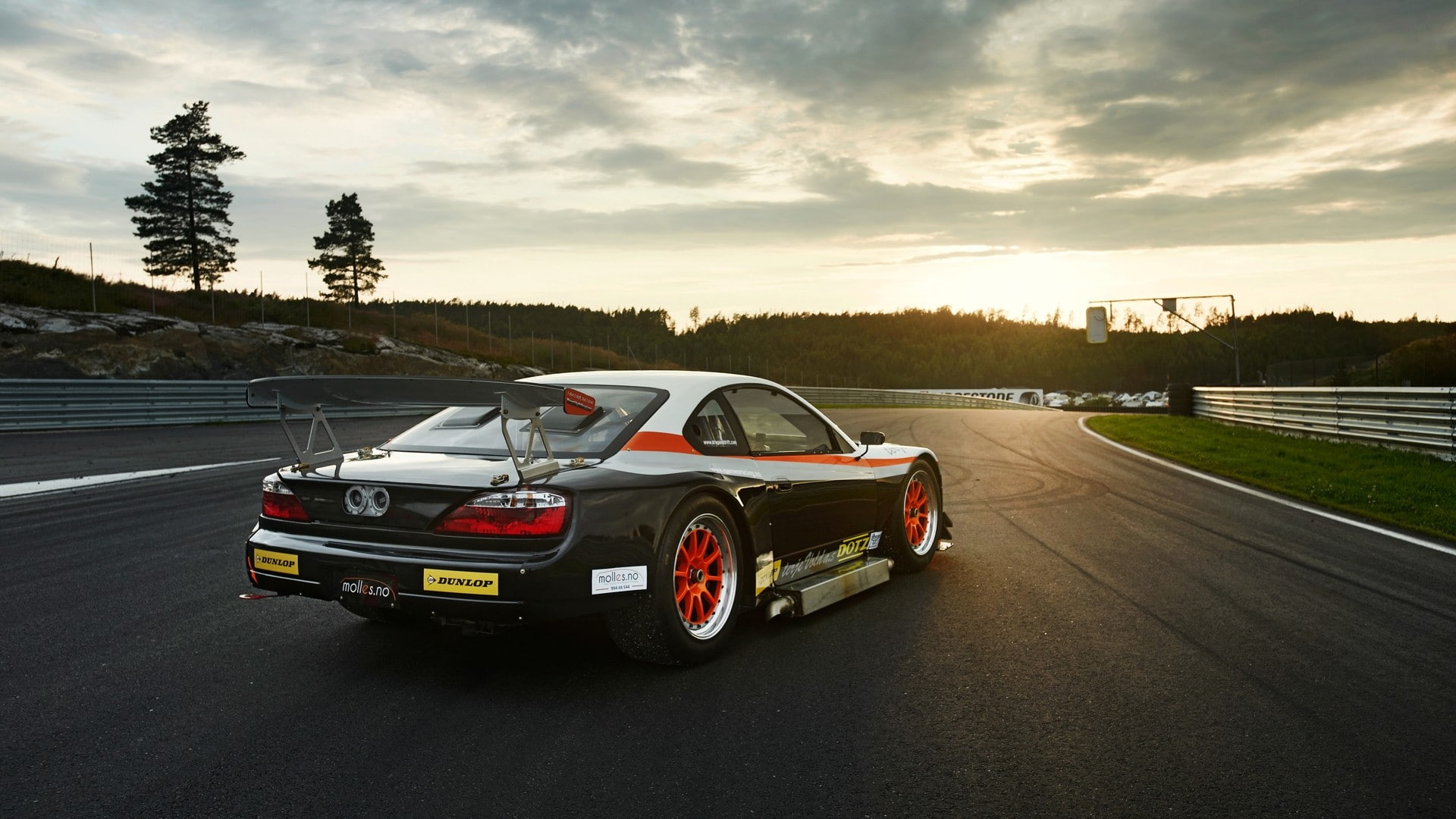 nissan, silvia, nissan silvia, road, cars, race cars, coupe, white, race, car, 1080P, racing, black, red, HD Wallpaper