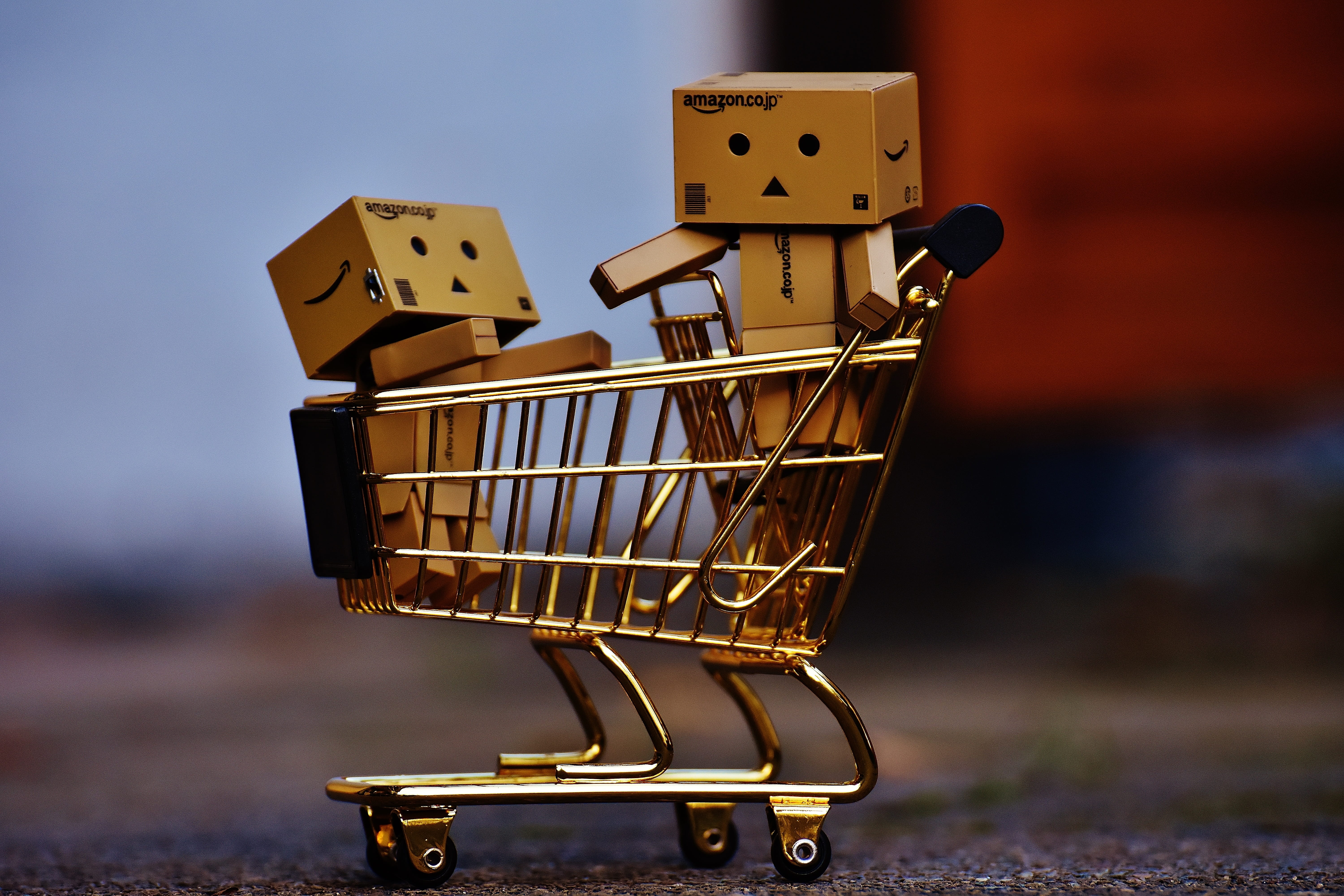 shopping, cart, friendship, human representation, gifts, for two, indoors, toy, packages, amazon, christmas, outdoors, food, close-up, funny, creativity, HD Wallpaper
