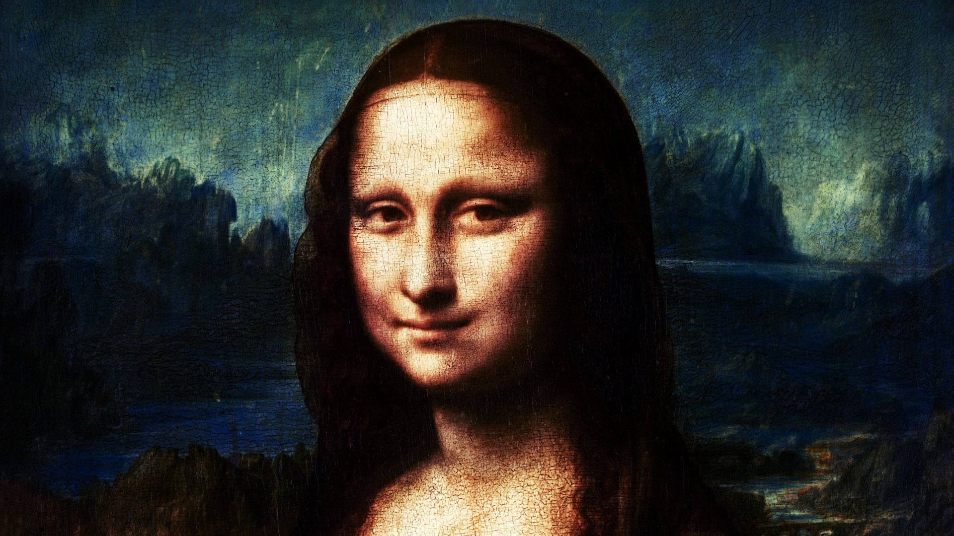 painting, paint, monalisa, 1080P, antique, original, HD Wallpaper