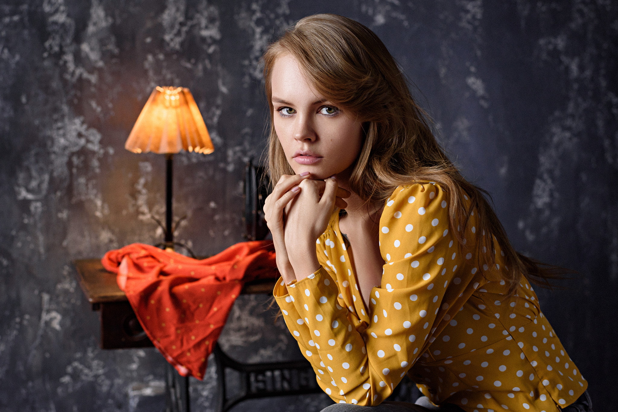 young women, teenager, pink nails, looking at camera, women, hair, 1080P, adult, beautiful woman, beauty, blonde, depression - sadness, fashion, sadness, HD Wallpaper