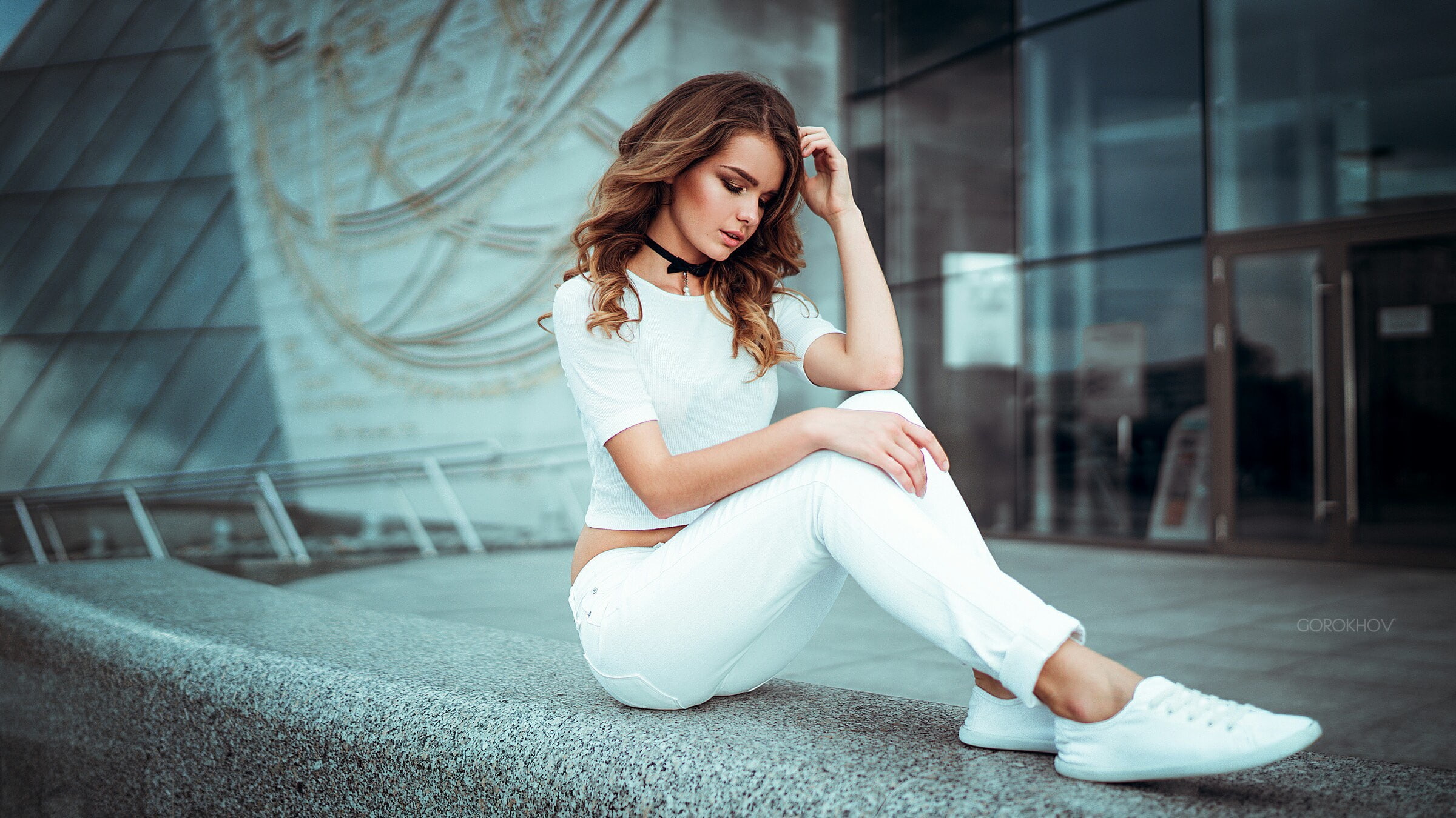 1080P, Ivan Gorokhov, Girl, Shoes, Irina Regent, HD Wallpaper