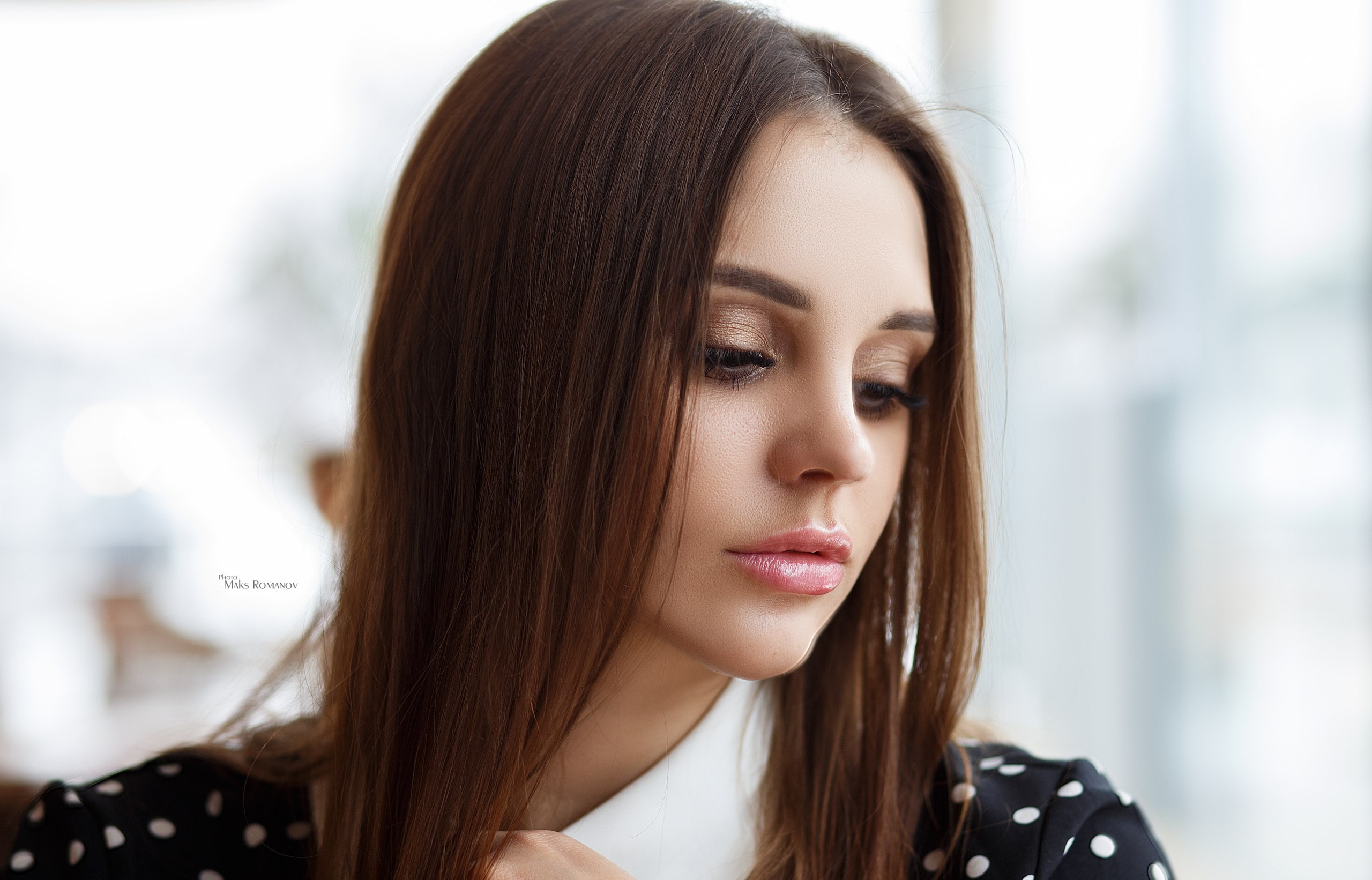 2K, Girl, Maxim Romanov, beautiful, look, HD Wallpaper