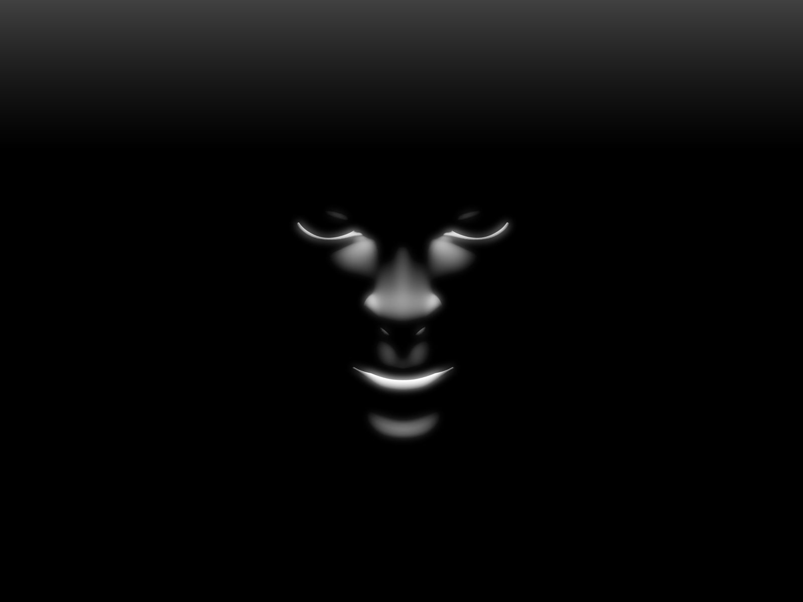 artistic, 720P, gray, illustration, face, hd, black, abstract, HD Wallpaper