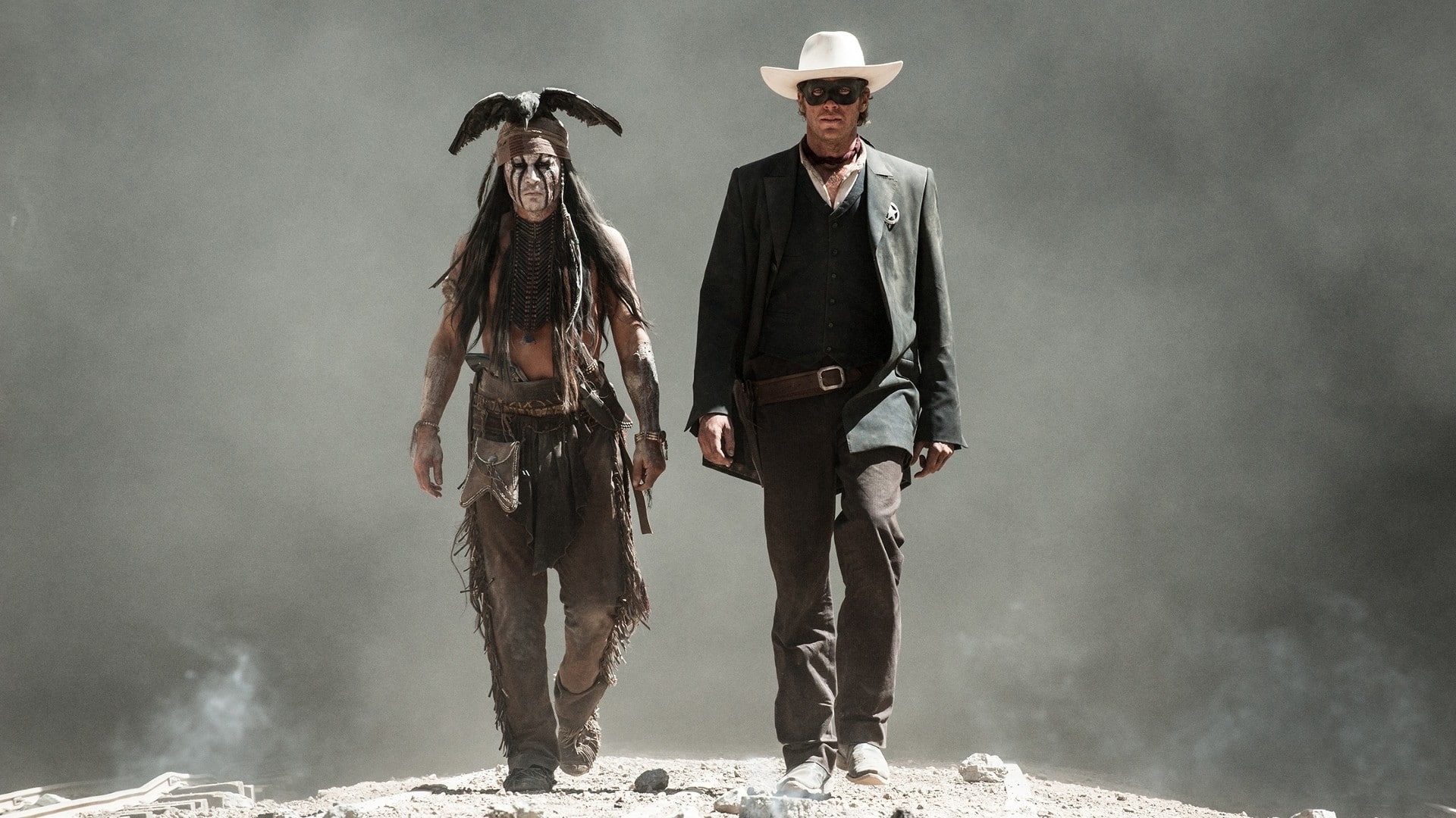 men, 1080P, clothing, mature men, Johnny Depp, activity, front view, one animal, portrait, hat, people, government, senior men, business, standing, The Lone Ranger, HD Wallpaper