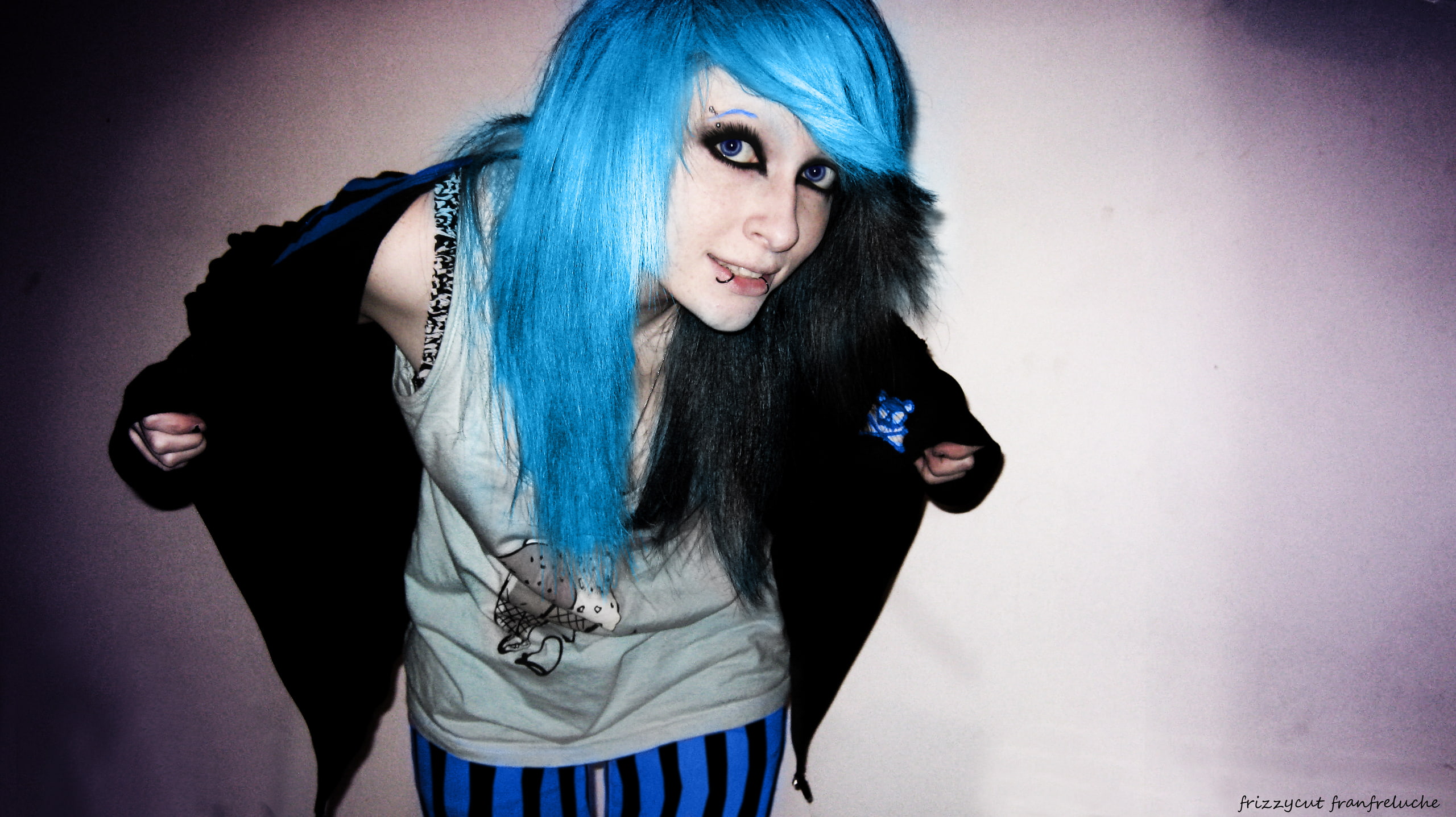 2K, girl, women, woman, emo, style, HD Wallpaper
