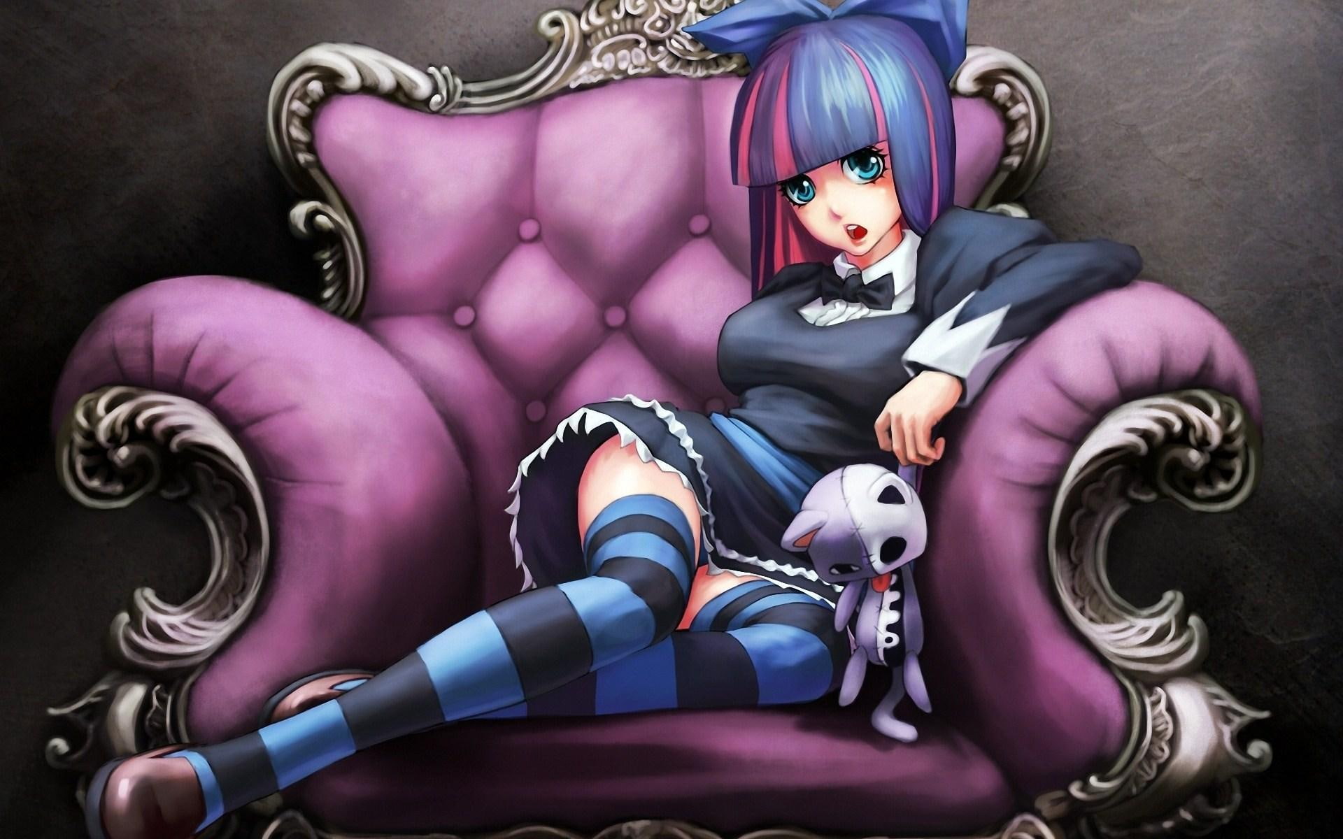 emo, anime, 1080P, original, girl, HD Wallpaper