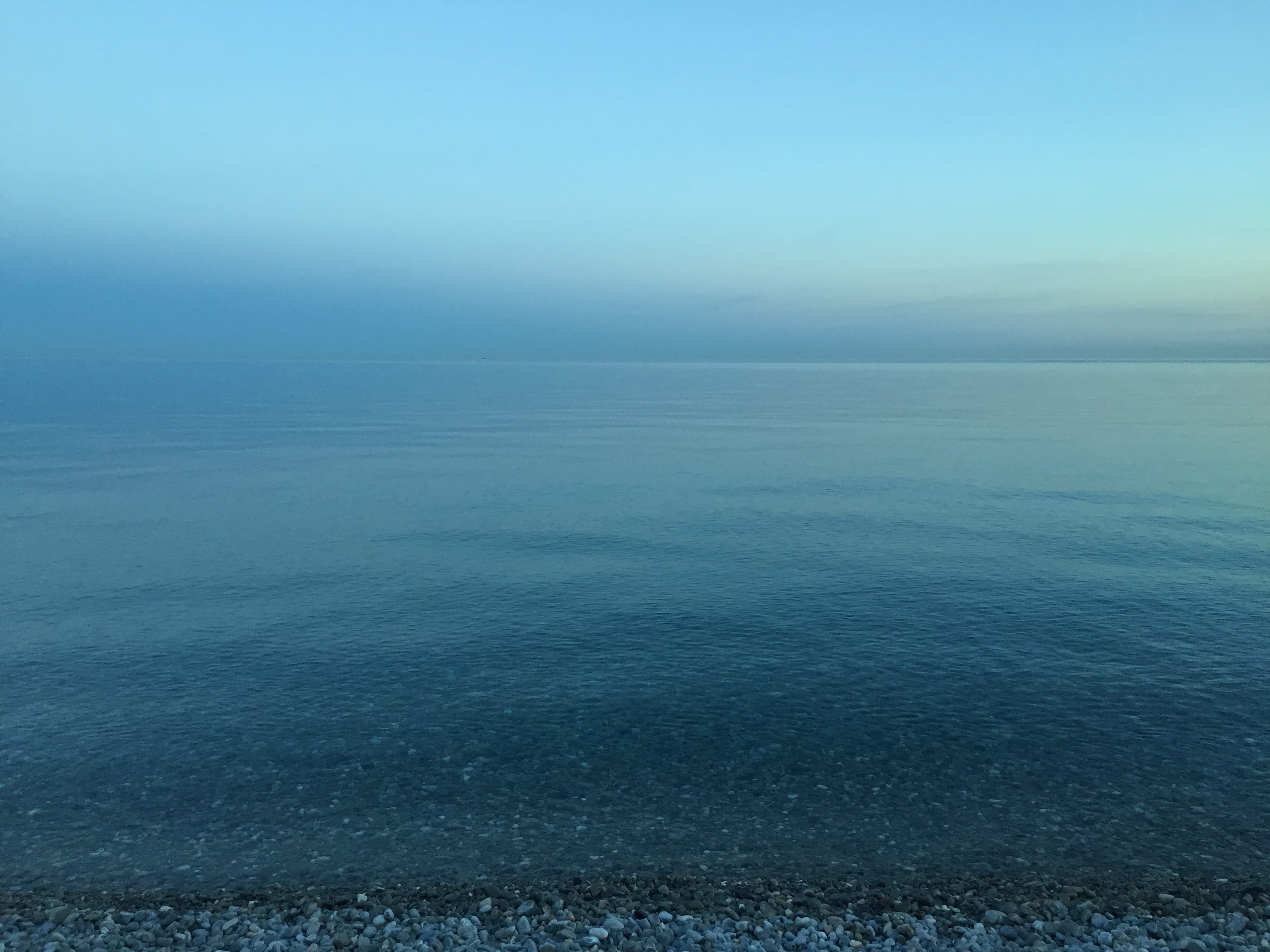 horizon, france, 2K, dusk, sea, ripple, no people, riviera, beach, seascape, horizon over water, remote, soft, calm, introspection, day, beauty in nature, HD Wallpaper