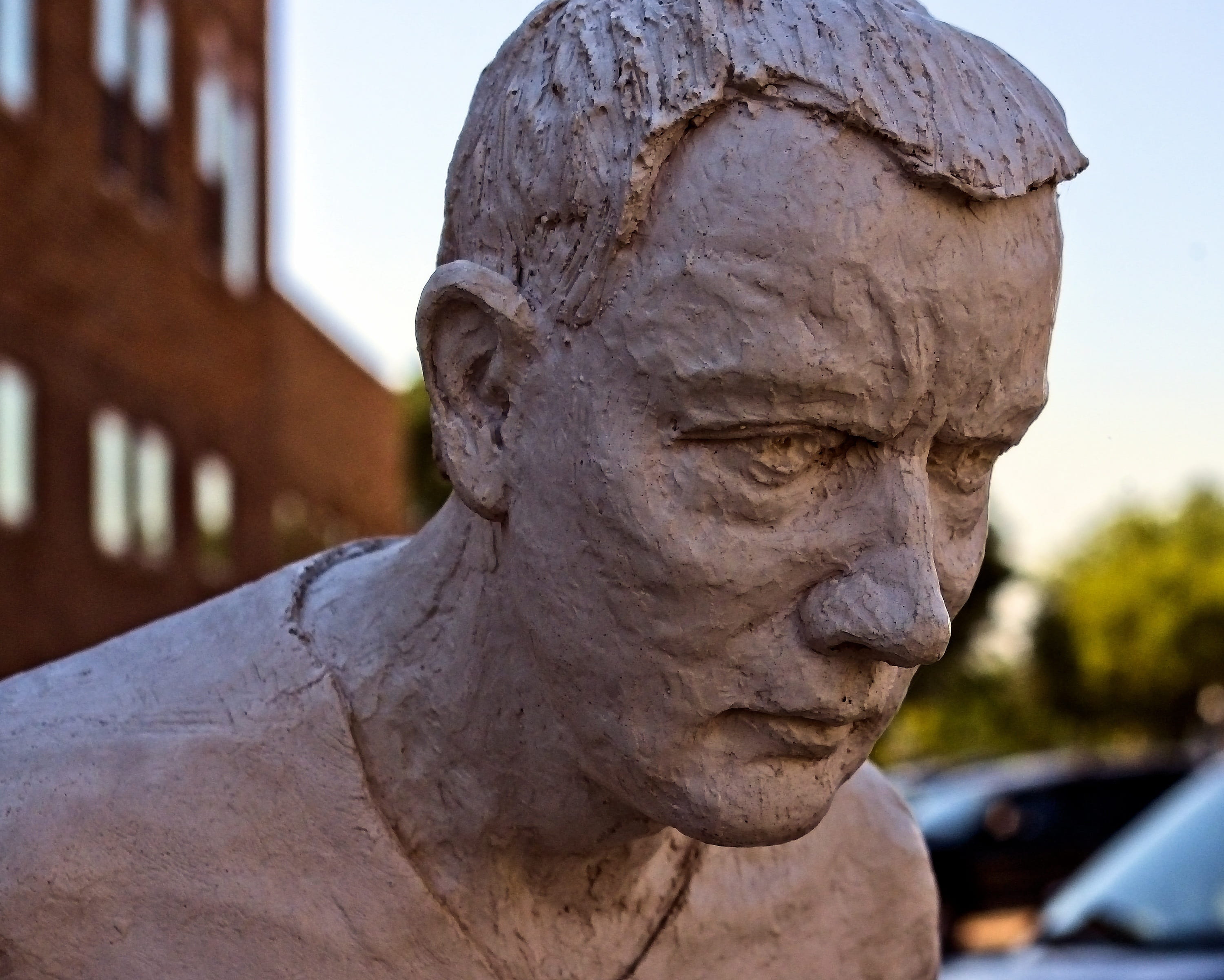 representation, stone material, yankton, history, day, no people, human representation, head, glass fiber, male likeness, 2K, carving - craft product, HD Wallpaper