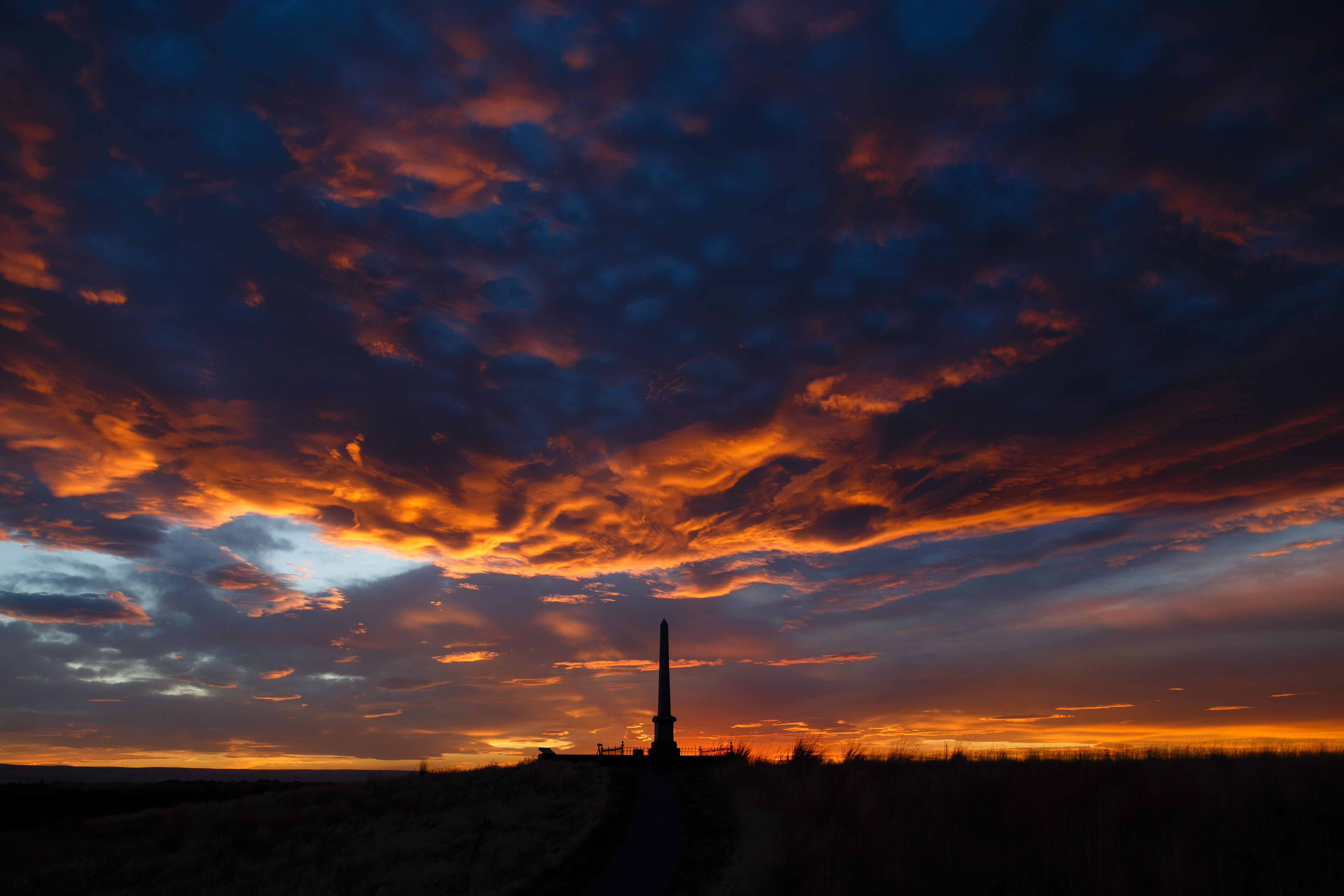 land, sunlight, wa, industry, beauty in nature, tower, eastern washington, dawn, evening, building exterior, whitman mission national historic site, no people, HD Wallpaper