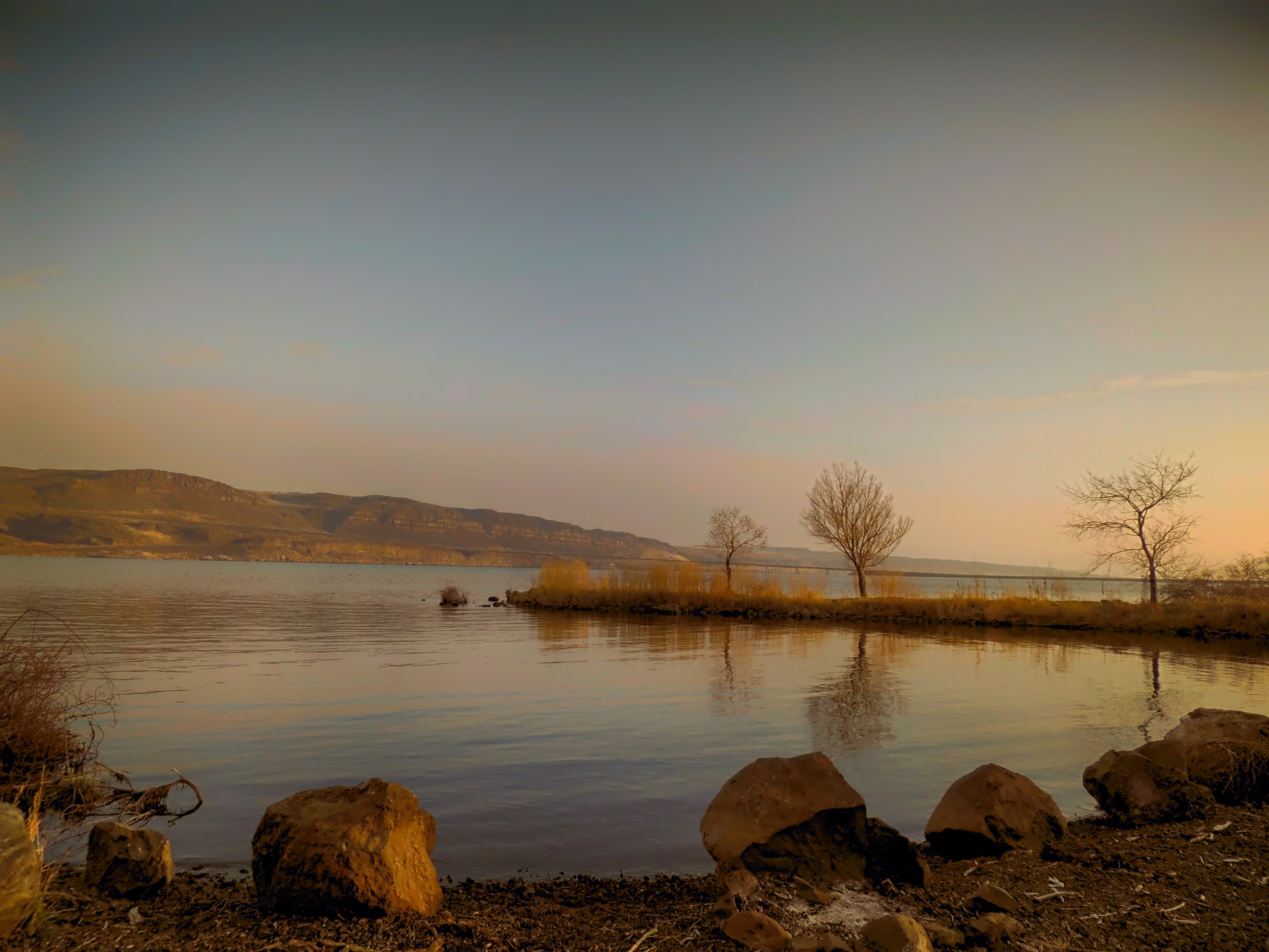 rock, history, historical, rocky, hike, rural, outdoors, destination, preserved, trees, beauty in nature, usa, lake, non-urban scene, scene, sunset, washington state, HD Wallpaper