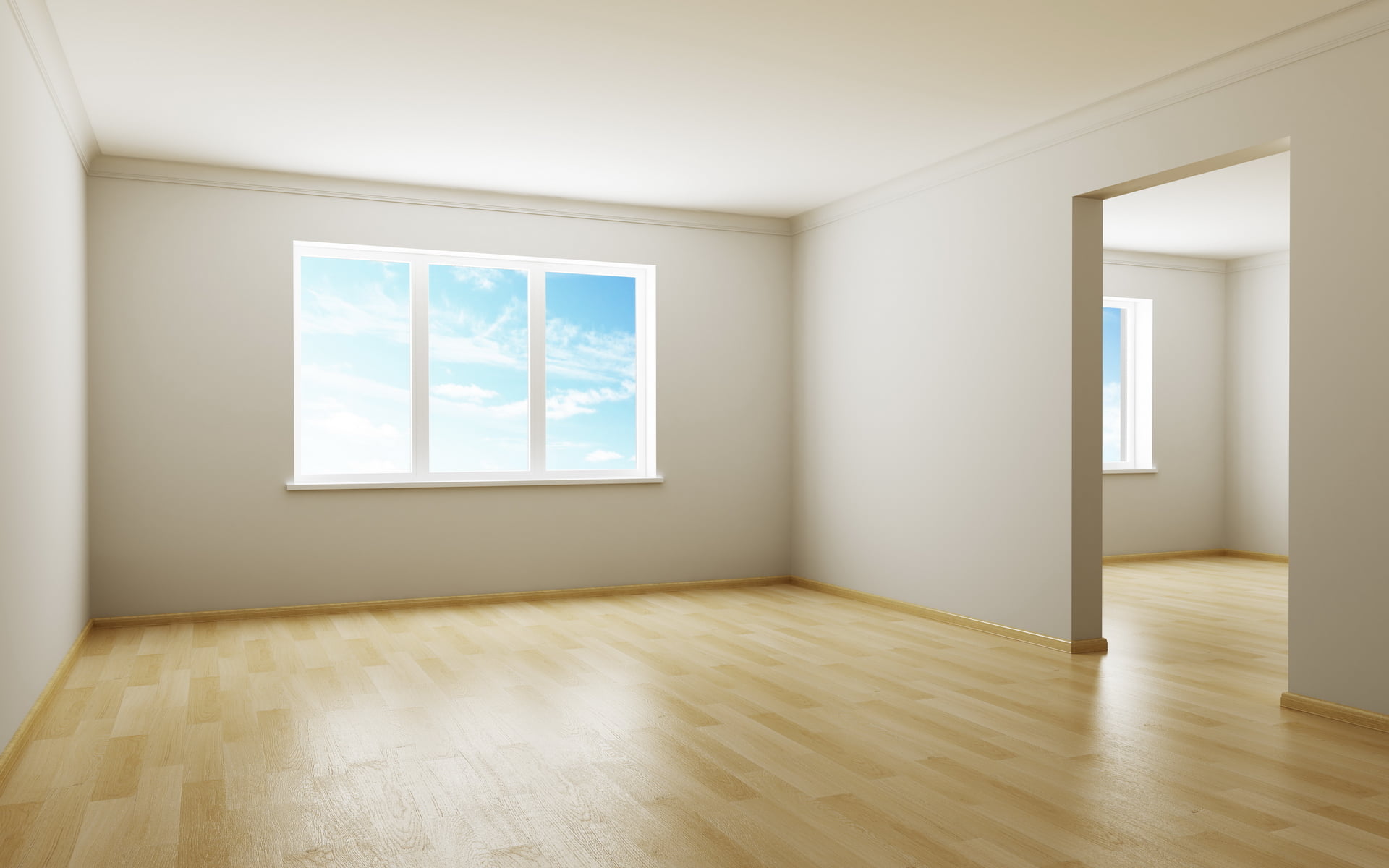 copy space, nature, beige, empty, day, new, domestic Room, 1080P, wood, looking Through Window, indoors, wood - Material, wall - Building Feature, residential Building, HD Wallpaper
