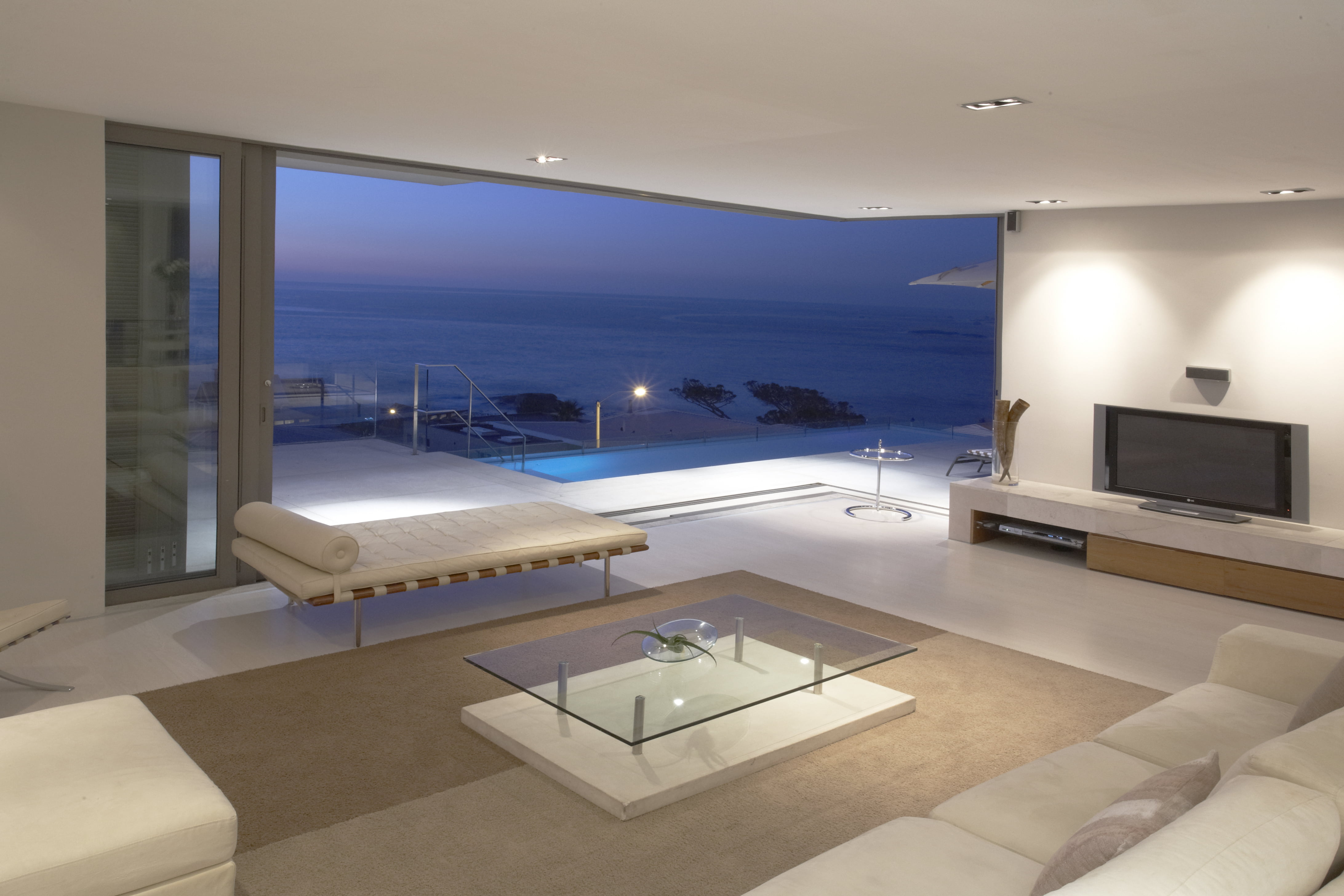 lighting Equipment, luxury, sparse, new, home Showcase Interior, looking At View, lifestyles, electric Lamp, Suite, space, domestic life, chair, room, the ocean, HD Wallpaper