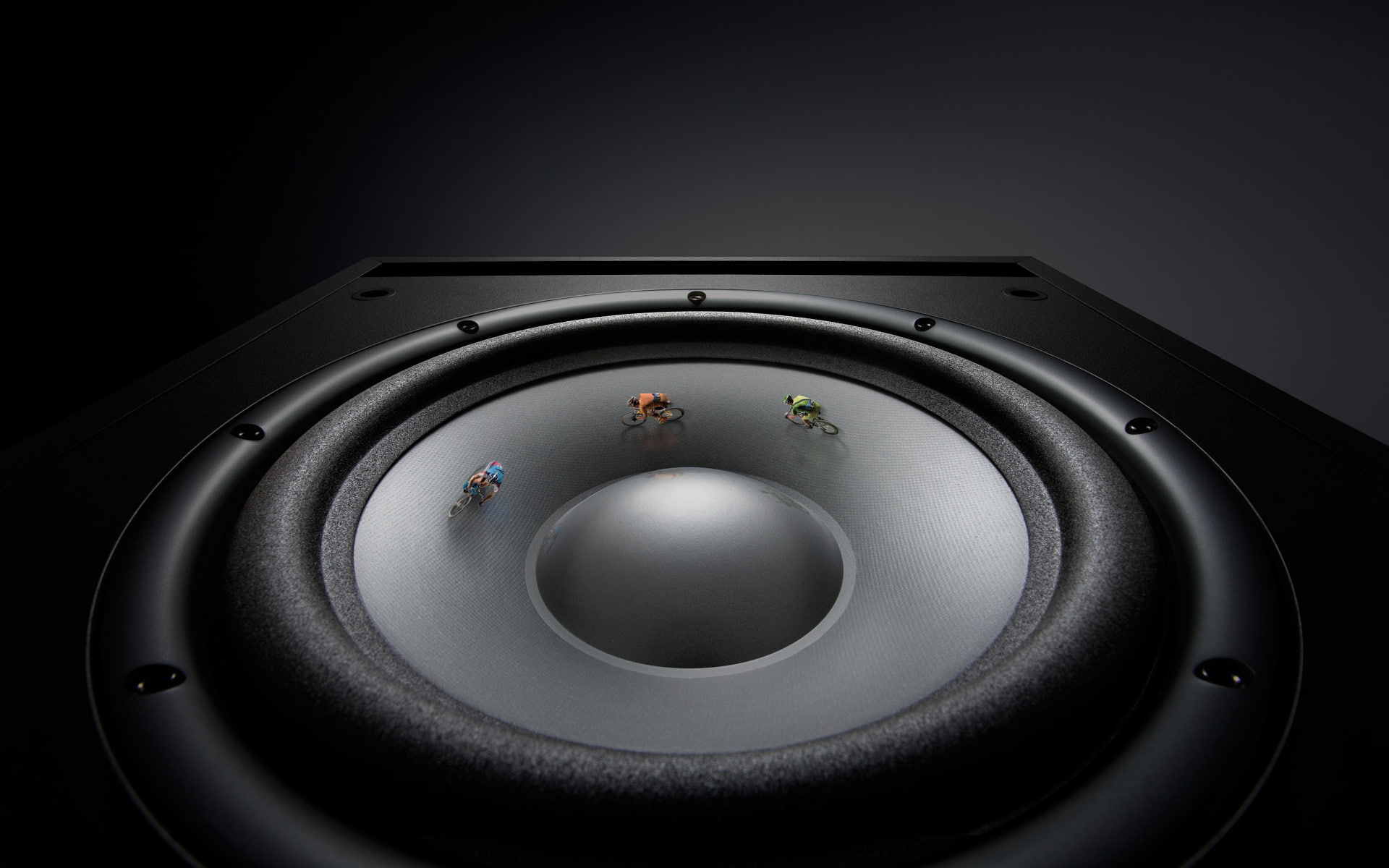 black color, music, no people, cyclists, studio shot, black, noise, technology, shape, arts culture and entertainment, copy space, gray, single object, HD Wallpaper