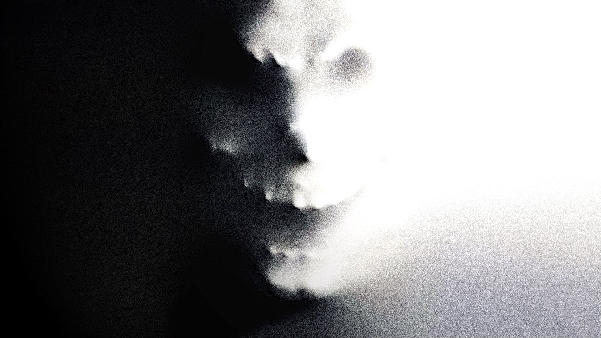 1996 (Year), women, The Frighteners, headshot, monochrome, fear, movies, eyes closed, one person, indoors, human face, portrait, shadow, contemplation, HD Wallpaper