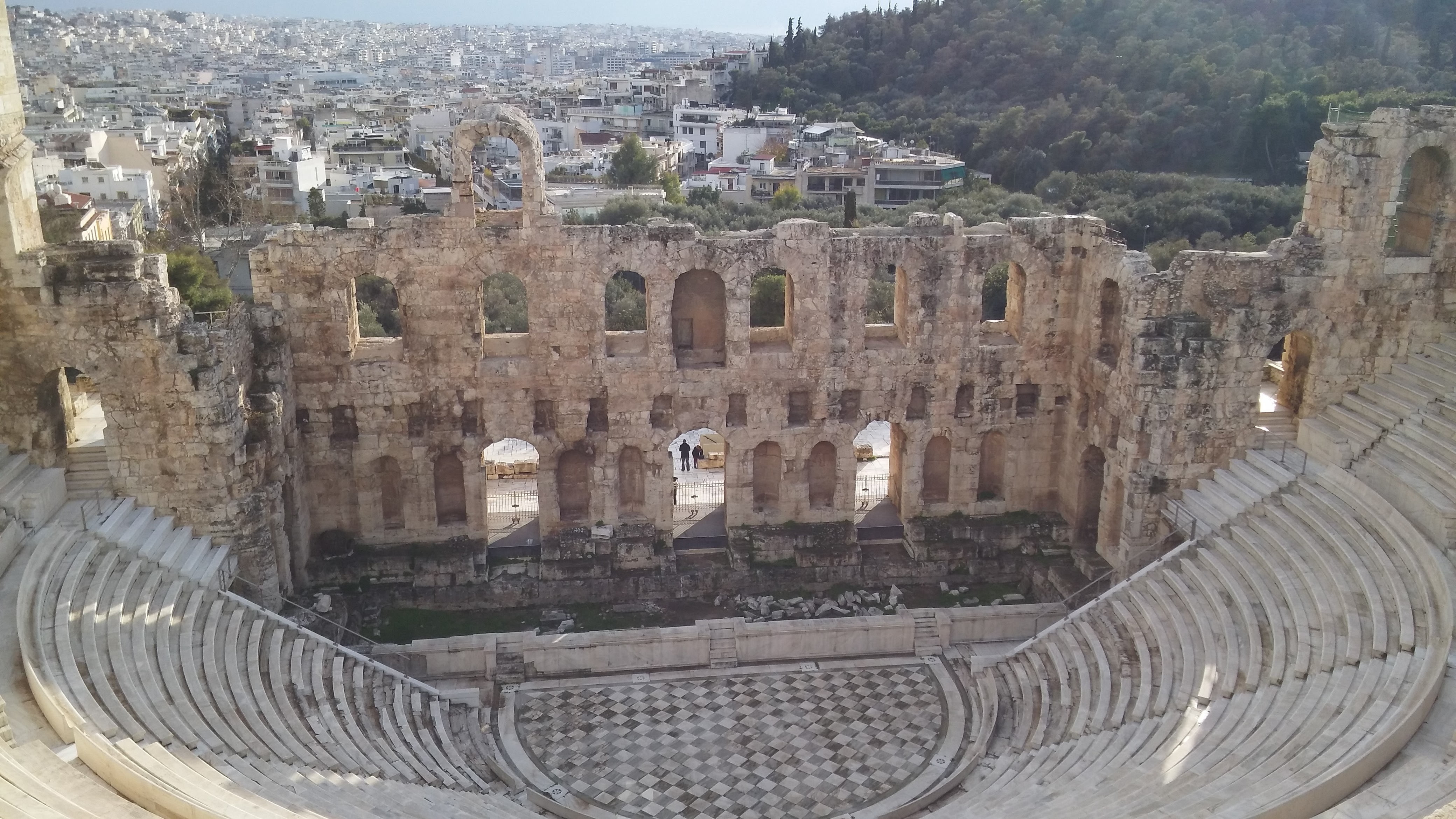 high angle view, ancient, tourism, history, old ruin, archaeology, ancient civilization, day, antique, building exterior, nature, architecture, building, HD Wallpaper