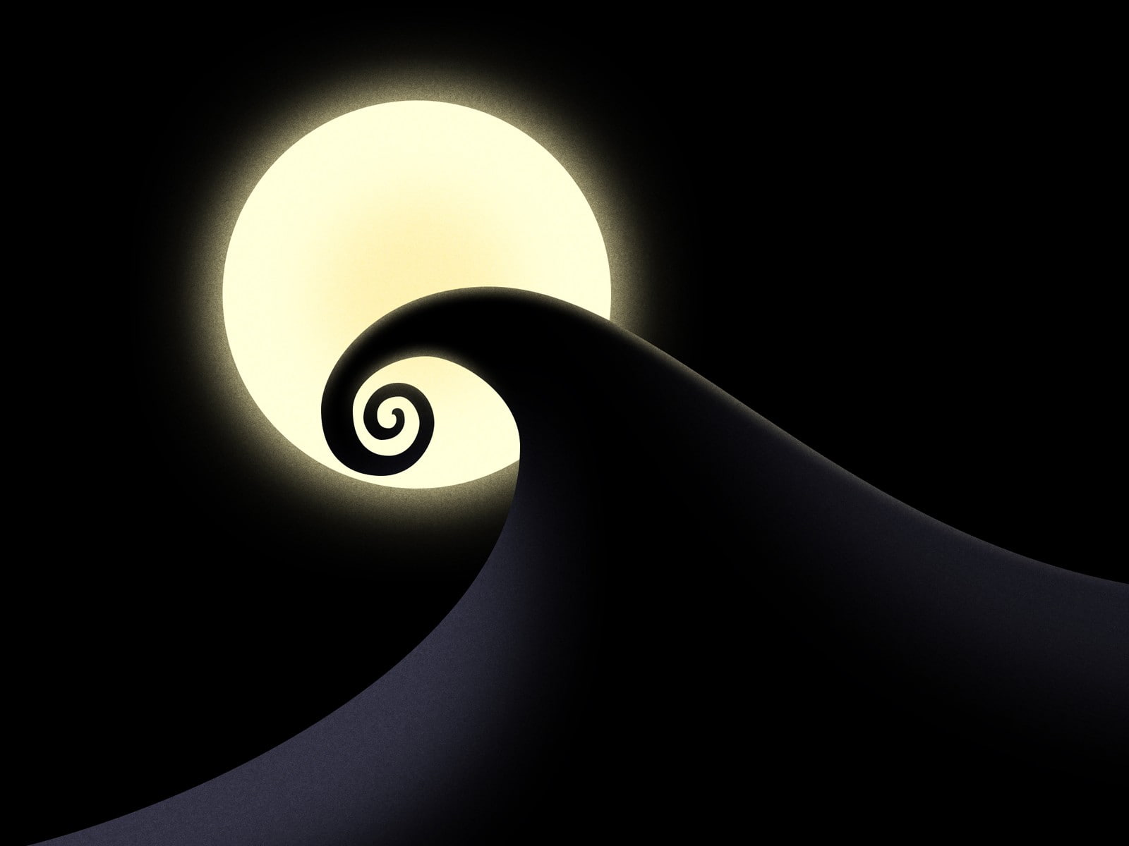 black background, lighting equipment, spiral, movies, circle, nature, shape, curve, night, silhouette, pattern, illuminated, animated movies, close-up, HD Wallpaper