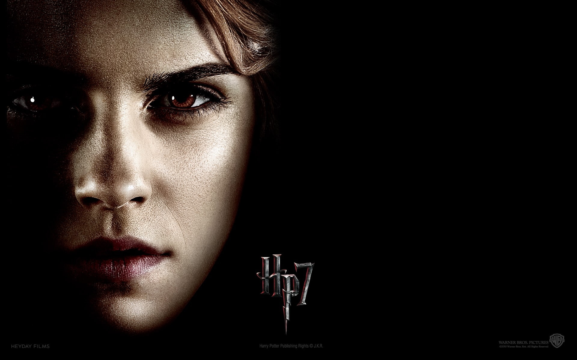 Emma watson, drink, one person, grief, glass, black background, beautiful woman, adult, contemplation, Harry potter and the deathly hallows, depression - sadness, HD Wallpaper