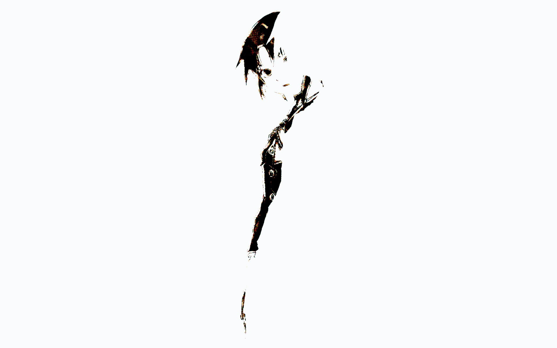 branch, Serial Experiments Lain, copy space, nature, animal, Lain Iwakura, one animal, tree, animals in the wild, bird, animal themes, vertebrate, plant, HD Wallpaper
