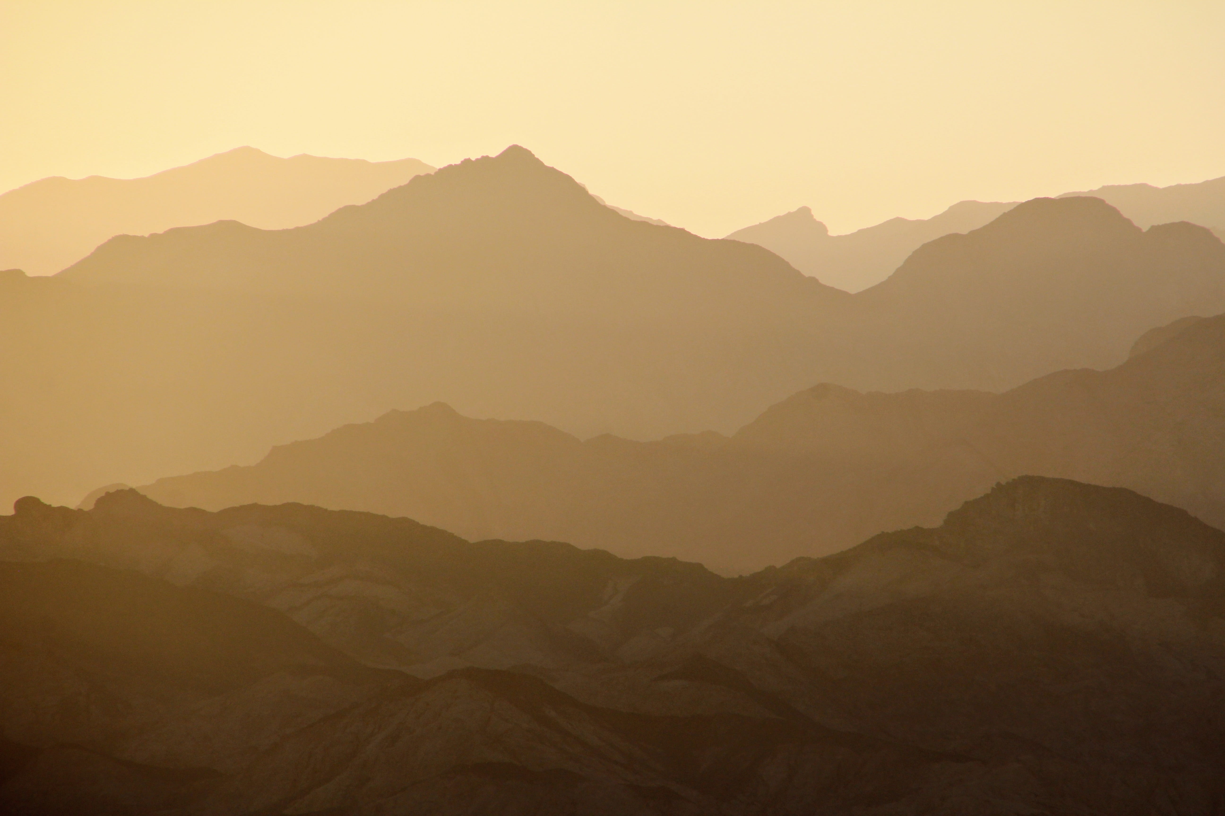 land, shadow, evening sun, mountain Peak, hill, highest peak, nature, outdoors, environment, summit, mountain, scenics - nature, no people, landscape, HD Wallpaper