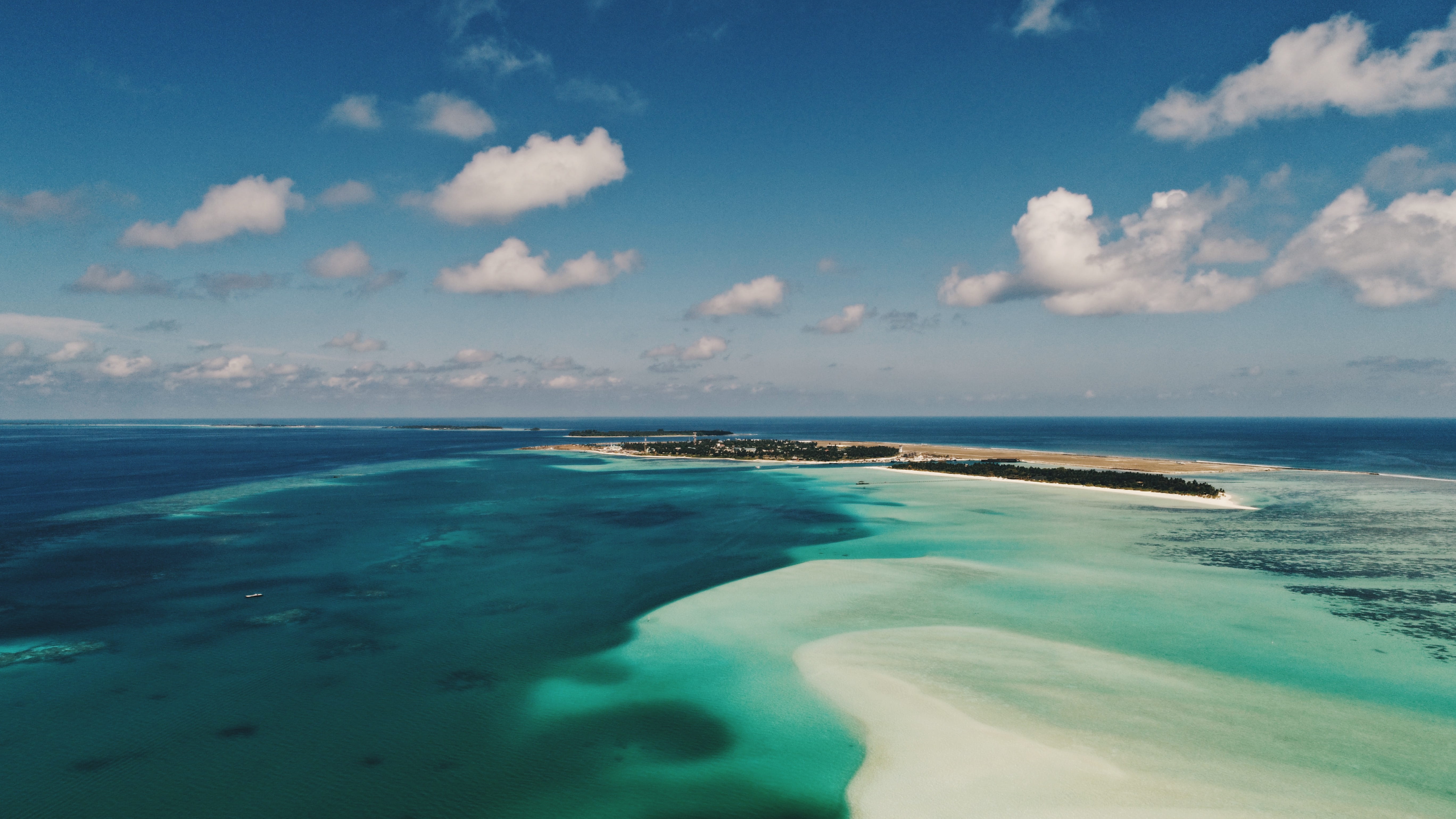 beach, day, tropical Climate, island, sand, horizon, sea, coastline, surrounded, body, travel Locations, white, Location scouting, travel Destinations, HD Wallpaper