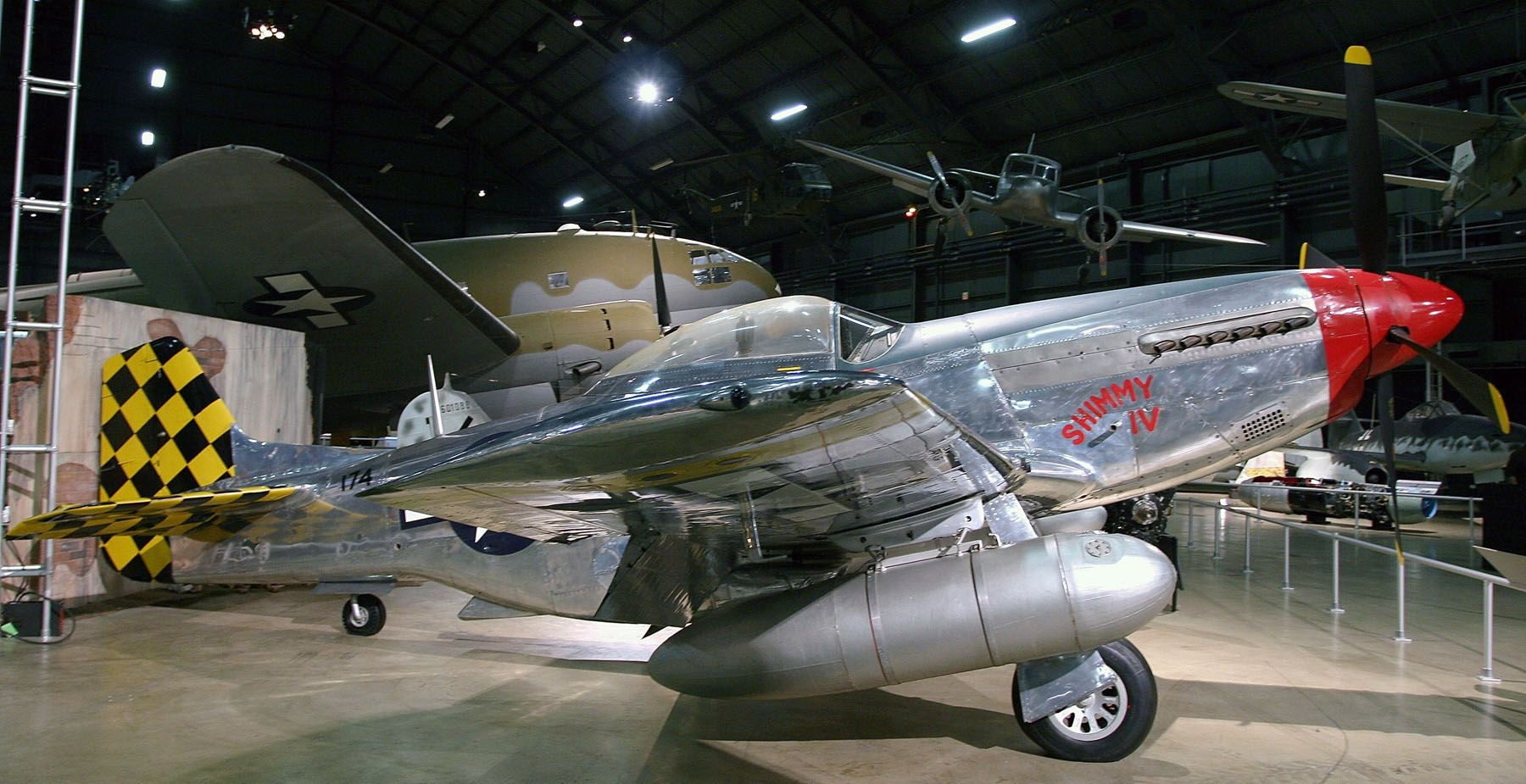 aerospace industry, warplane, illuminated, metal, aircraft, airplane, architecture, plane, p51, p-51, air vehicle, no people, mode of transportation, vehicle, HD Wallpaper