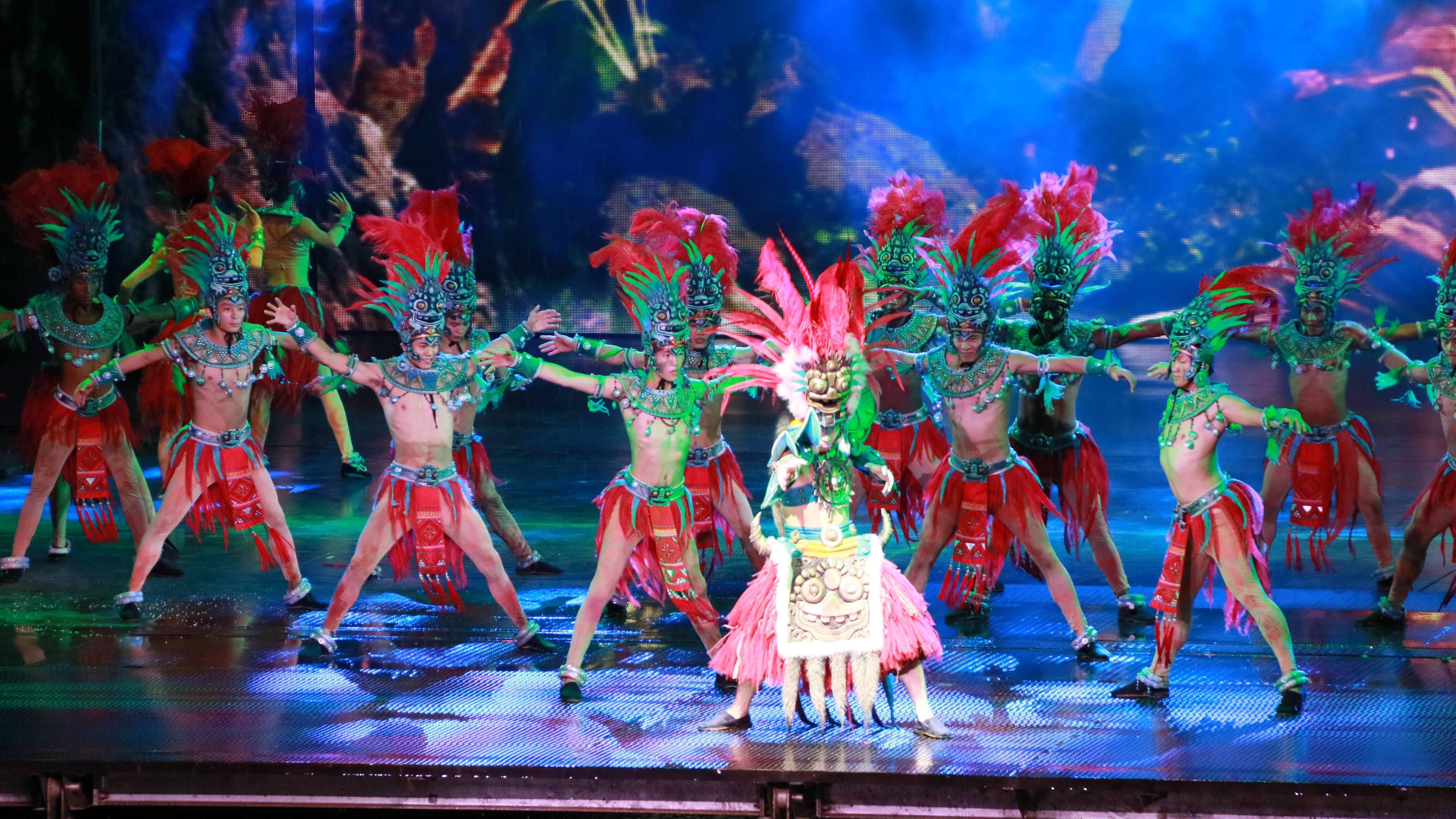 reflection, Dance, no people, animal representation, 5K, music, songcheng, focus on foreground, multi colored, festival, representation, hainan island, HD Wallpaper