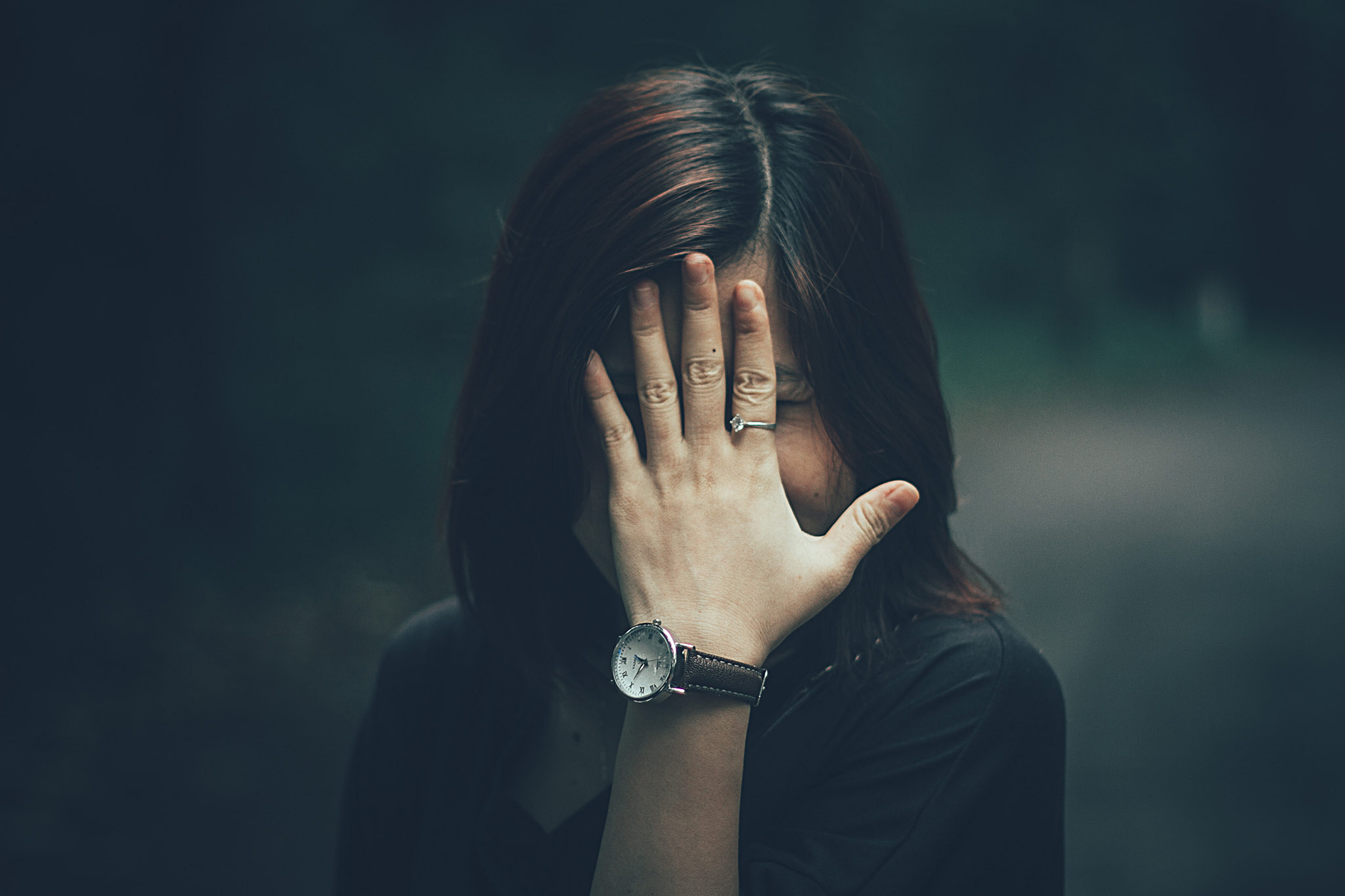 emotion, shy, hairstyle, showing, person, negative emotion, hand, human hand, frustration, woman, head in hands, headshot, cover, wristwatch, front view, HD Wallpaper