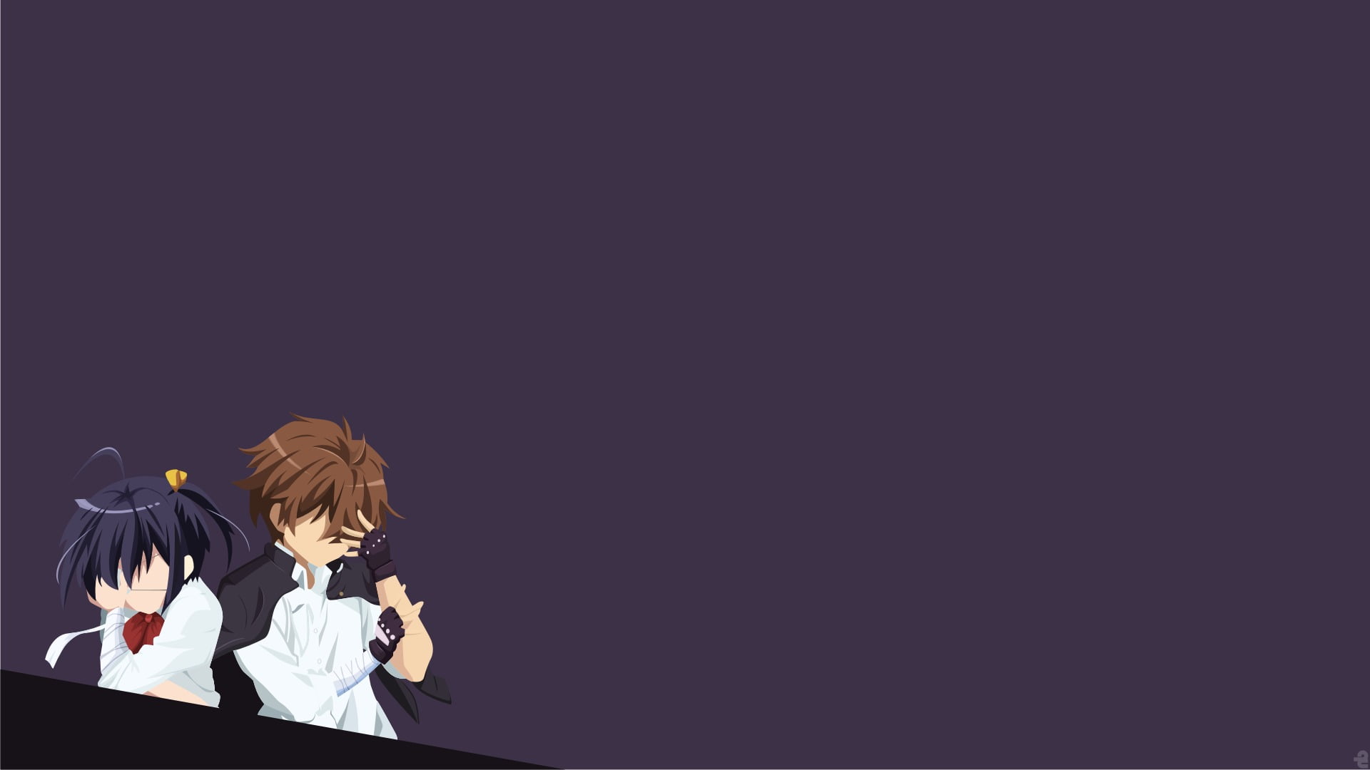 indoors, solitude, spirituality, Chuunibyou demo Koi ga Shitai!, copy space, waist up, contemplation, Takanashi Rikka, sadness, depression - sadness, artwork, HD Wallpaper