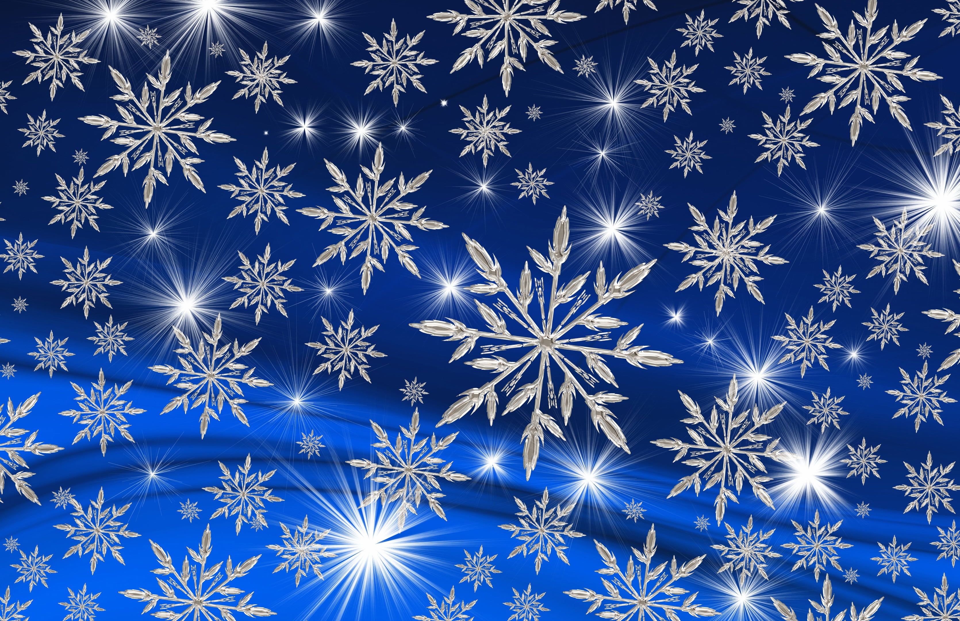 star Shape, nature, backdrop, vector, no people, season, new year, shiny, pattern, celebration, snow, symbol, backgrounds, night, cold temperature, snowflakes, HD Wallpaper