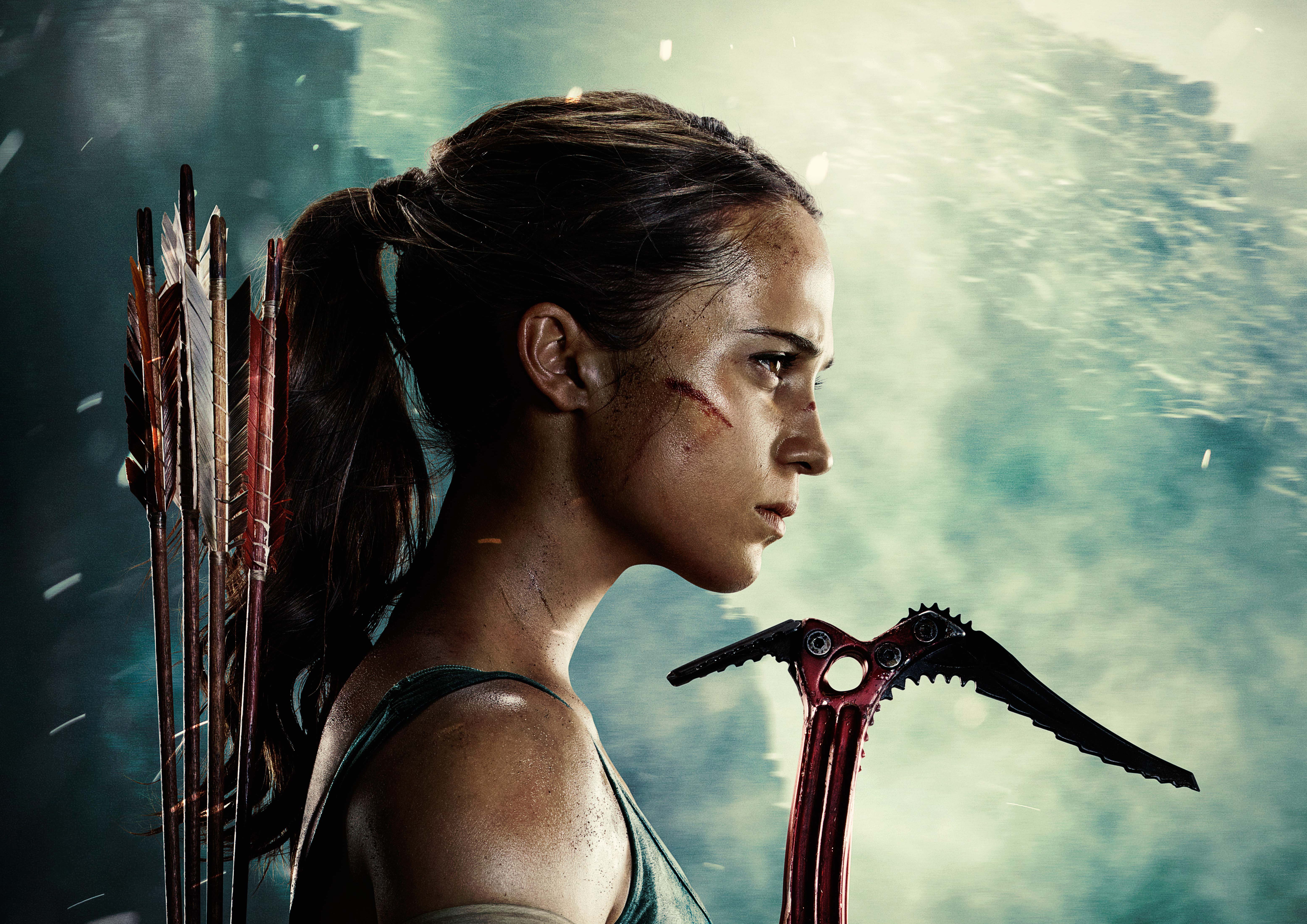Lara Croft, Alicia Vikander, 5K, Tomb Raider, 5K, 2018, HD Wallpaper