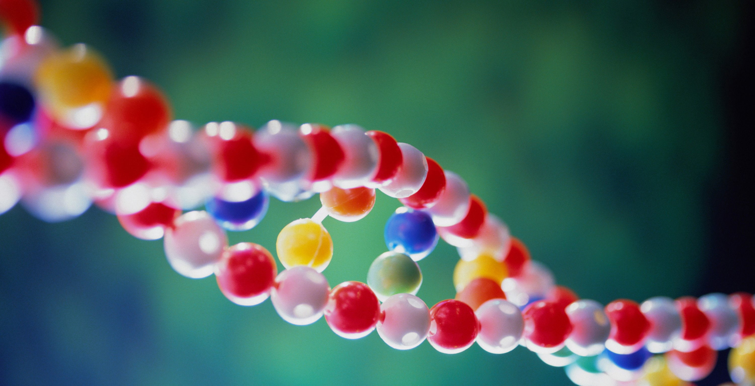 dna, psychedelic, pattern, genetic, 3 d, 2K, chromosome, HD Wallpaper