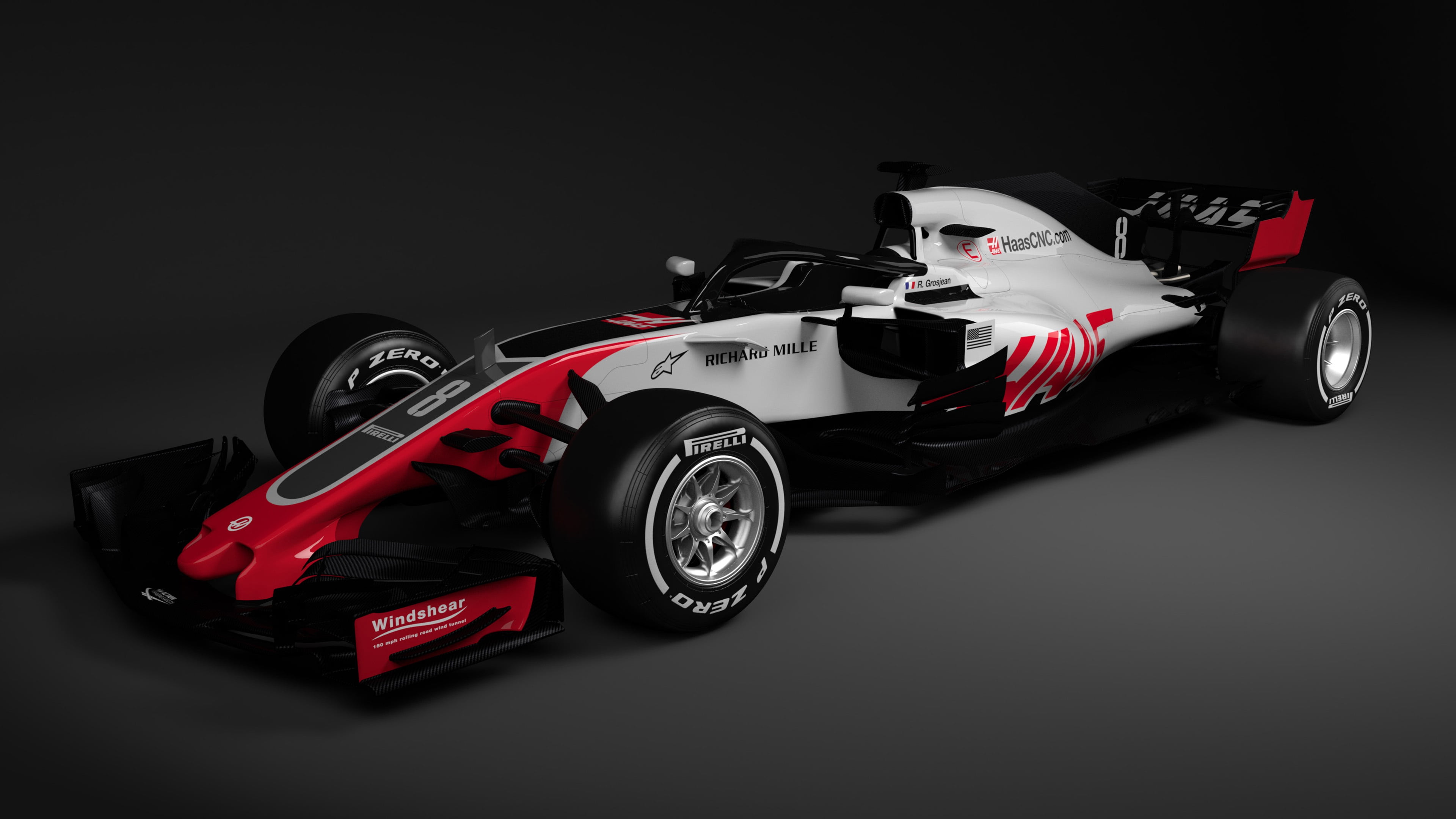 hf-18, haas, 4K, ferrari, usa, HD Wallpaper