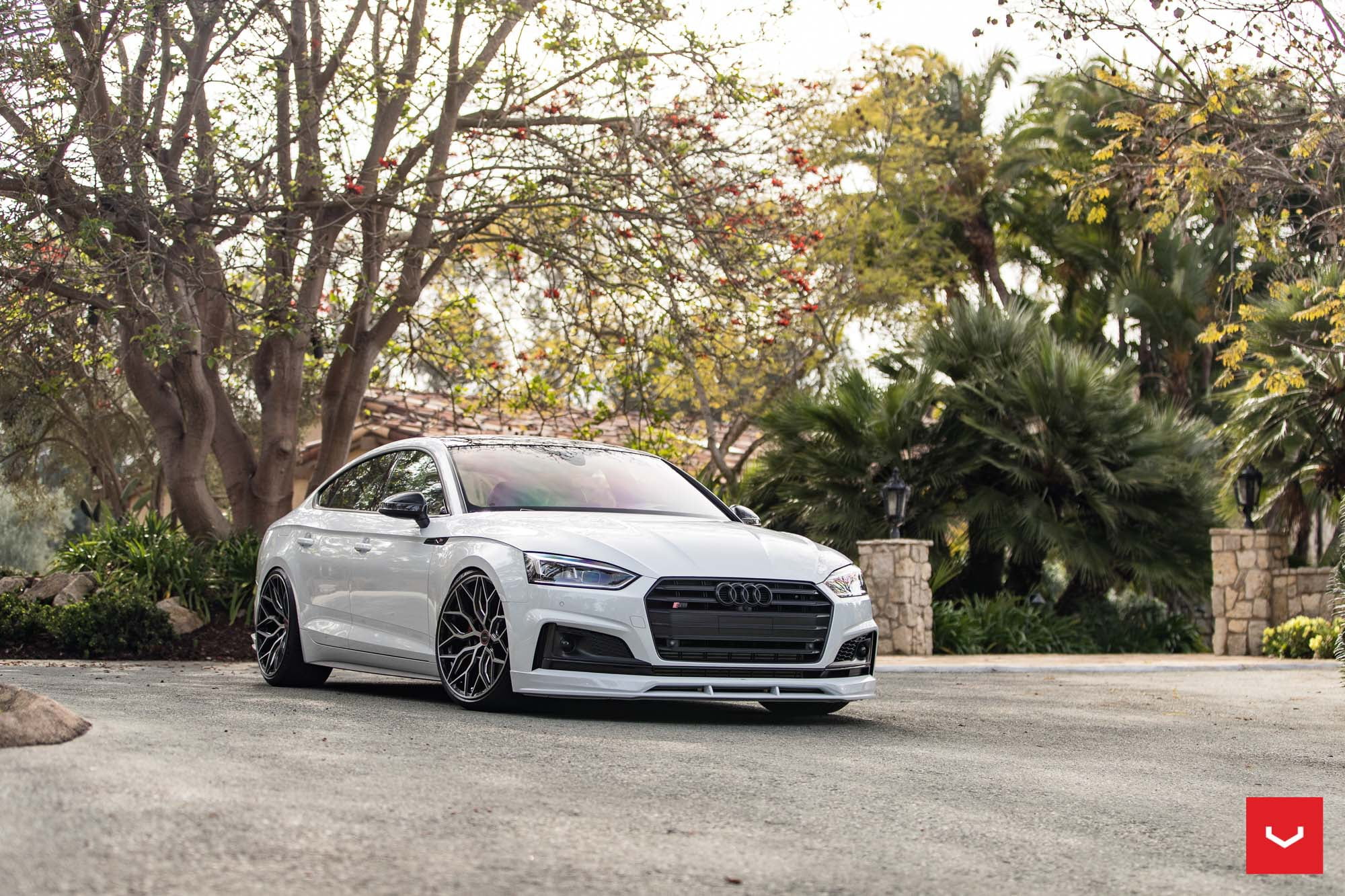 Forged, Hybrid, HF-2, Vossen, Wheels, 1080P, Sportback, Audi, HD Wallpaper