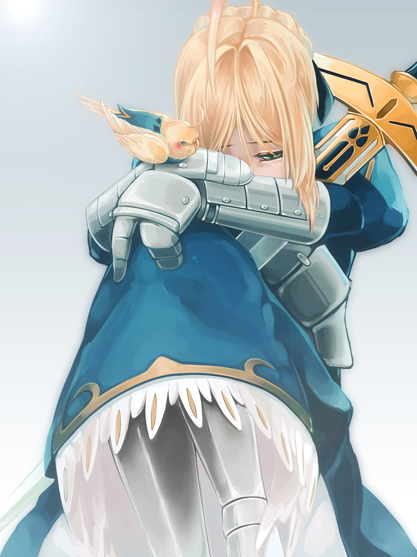 720P, Arturia Pendragon, Saber, Fate/Stay Night, anime girls, Fate Series, Phone HD Wallpaper