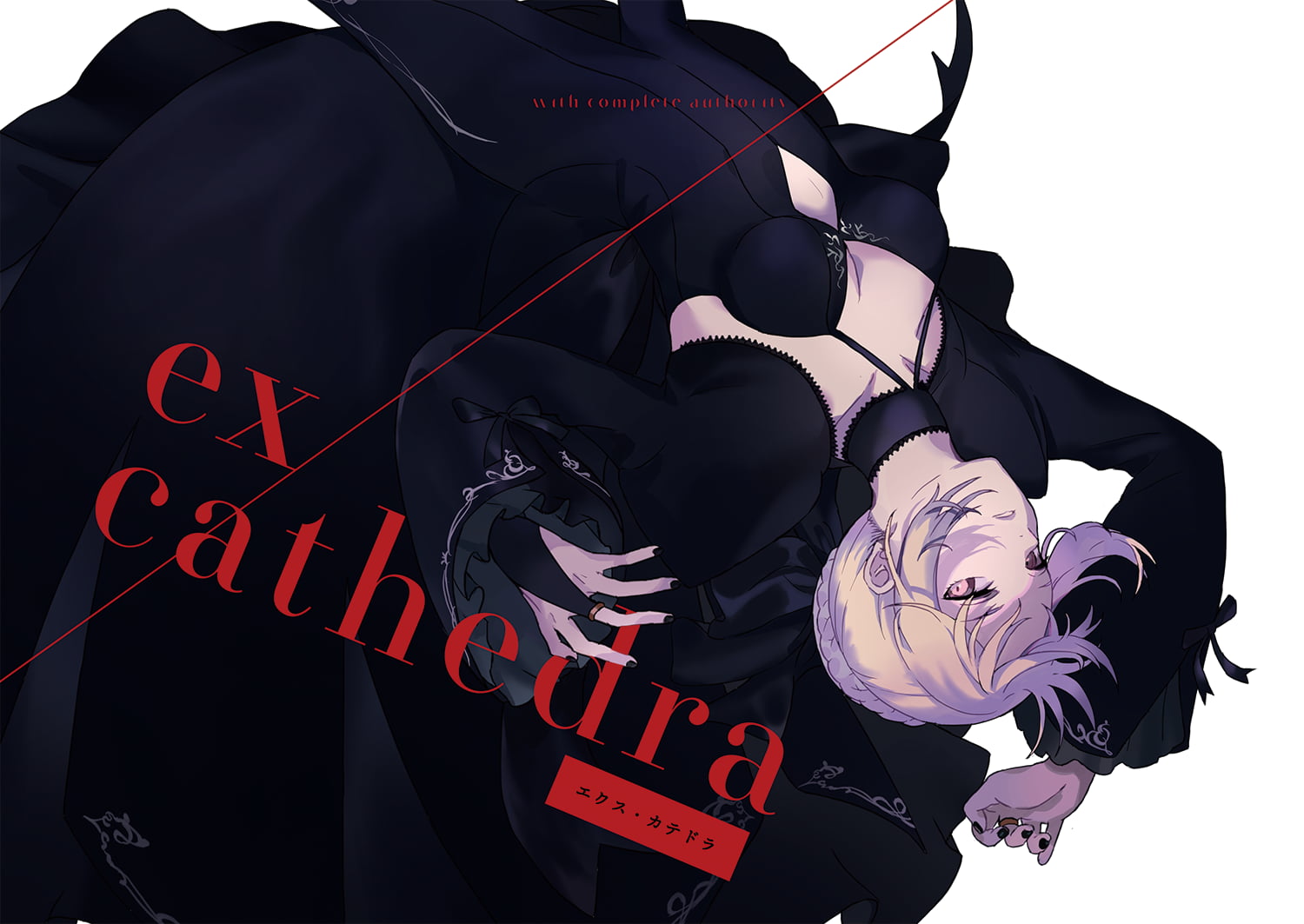 black dress, Fate/Stay Night, blonde, anime girls, Arturia Pendragon, Fate Series, 720P, fate/stay night: heavens feel, Saber Alter, HD Wallpaper