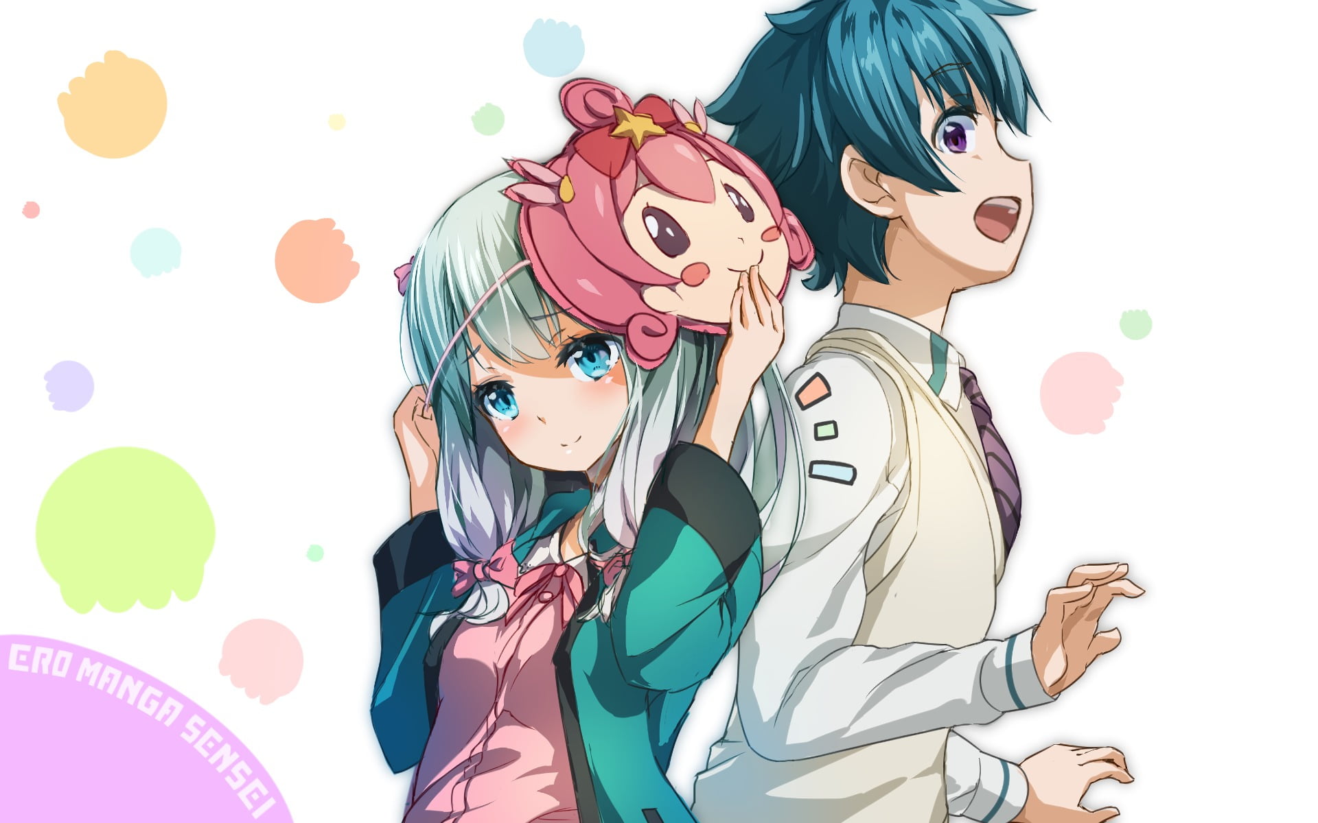 Izumi Masamune, cut out, lifestyles, child, teenager, young adult, young women, people, hairstyle, hair, eromanga, illustration, 1080P, standing, females, HD Wallpaper
