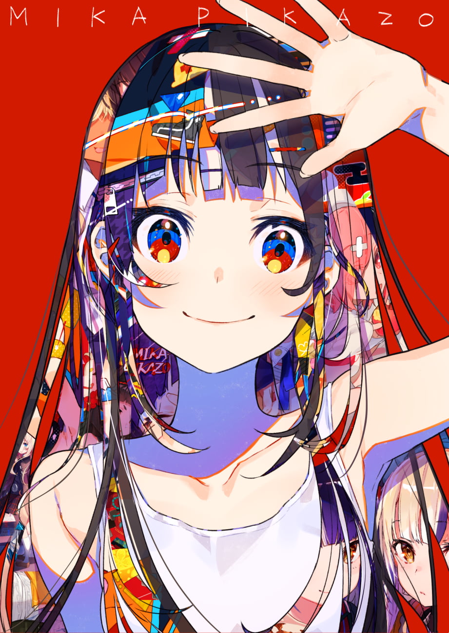 anime girls, mika pikazo, anime, 720P, Phone HD Wallpaper