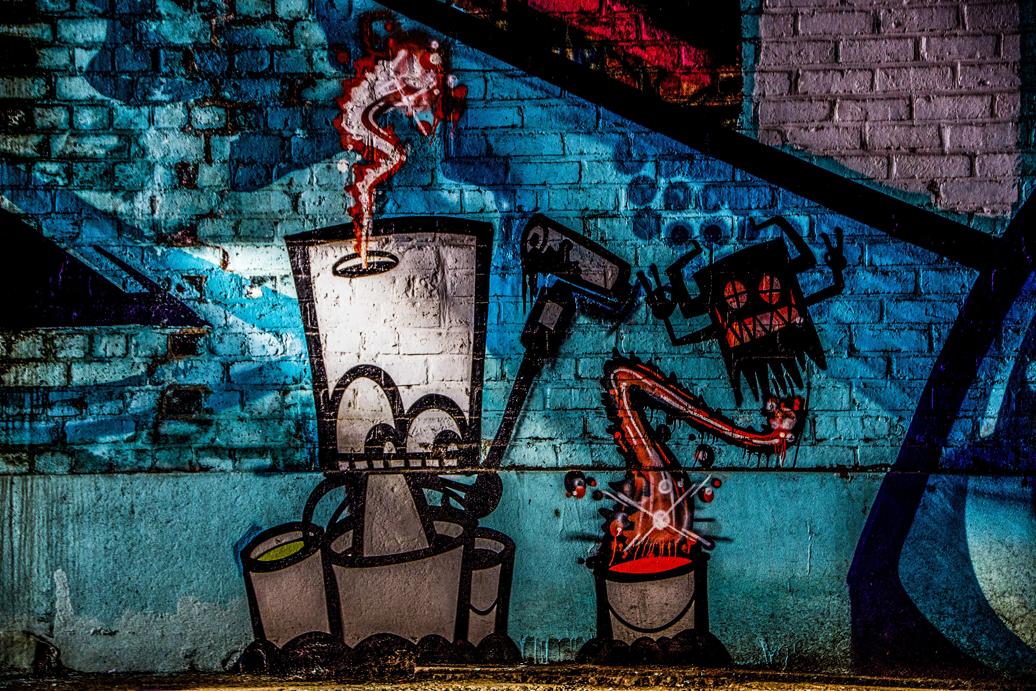 paint, south africa, wall, choice, metal, equipment, hanging, blue, work tool, life, architecture, machinery, outdoors, garage, built structure, art, no people, HD Wallpaper