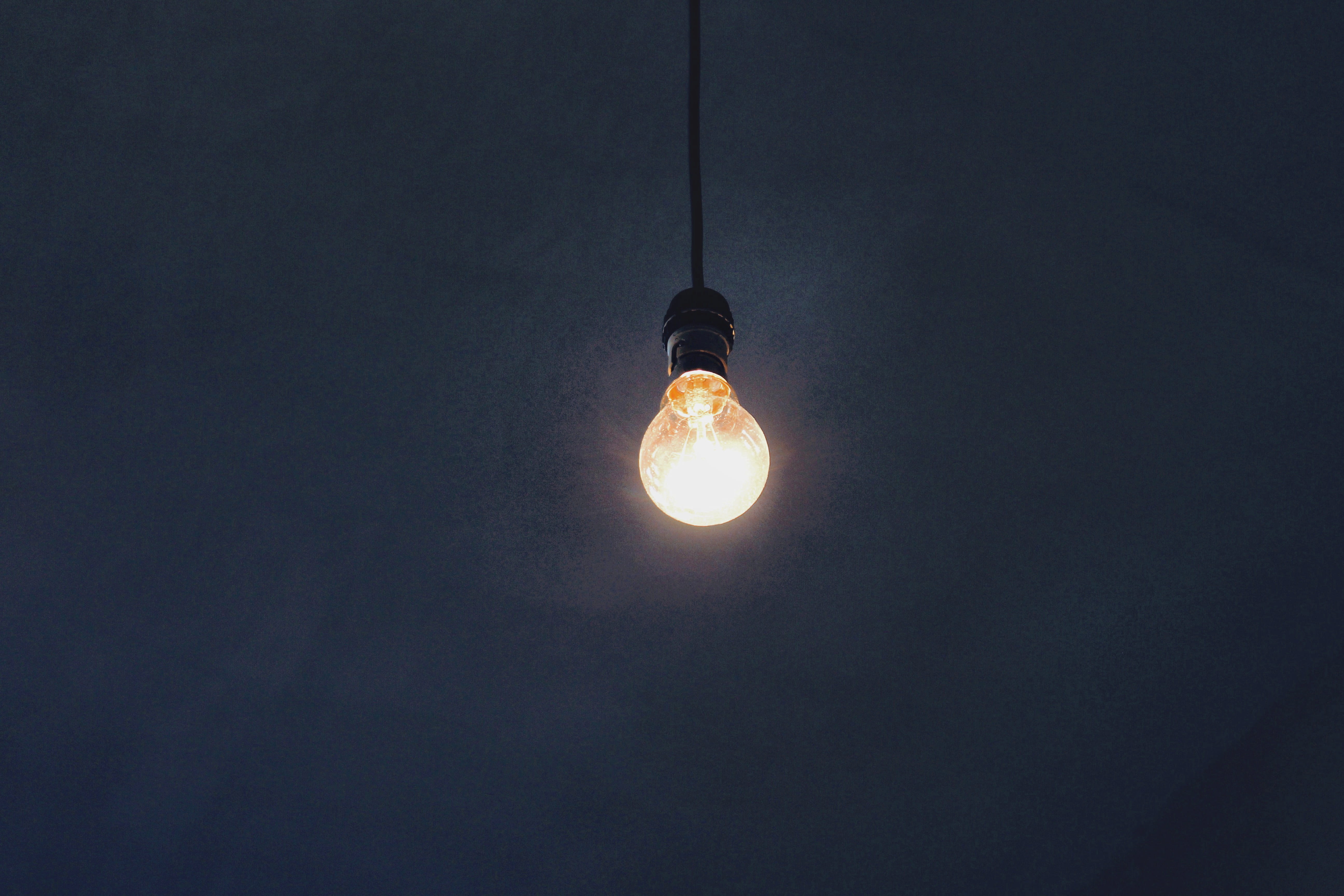 electrical equipment, low angle view, yellow, filament, dark, close-up, globe, glowing, south africa, daleahs, 5K, power supply, cement, indoors, basic, HD Wallpaper