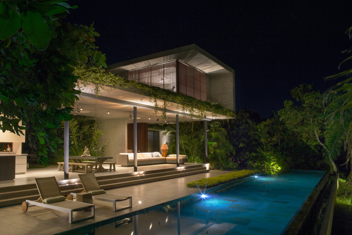 architecture, 720P, house, modern, swimming pool, HD Wallpaper