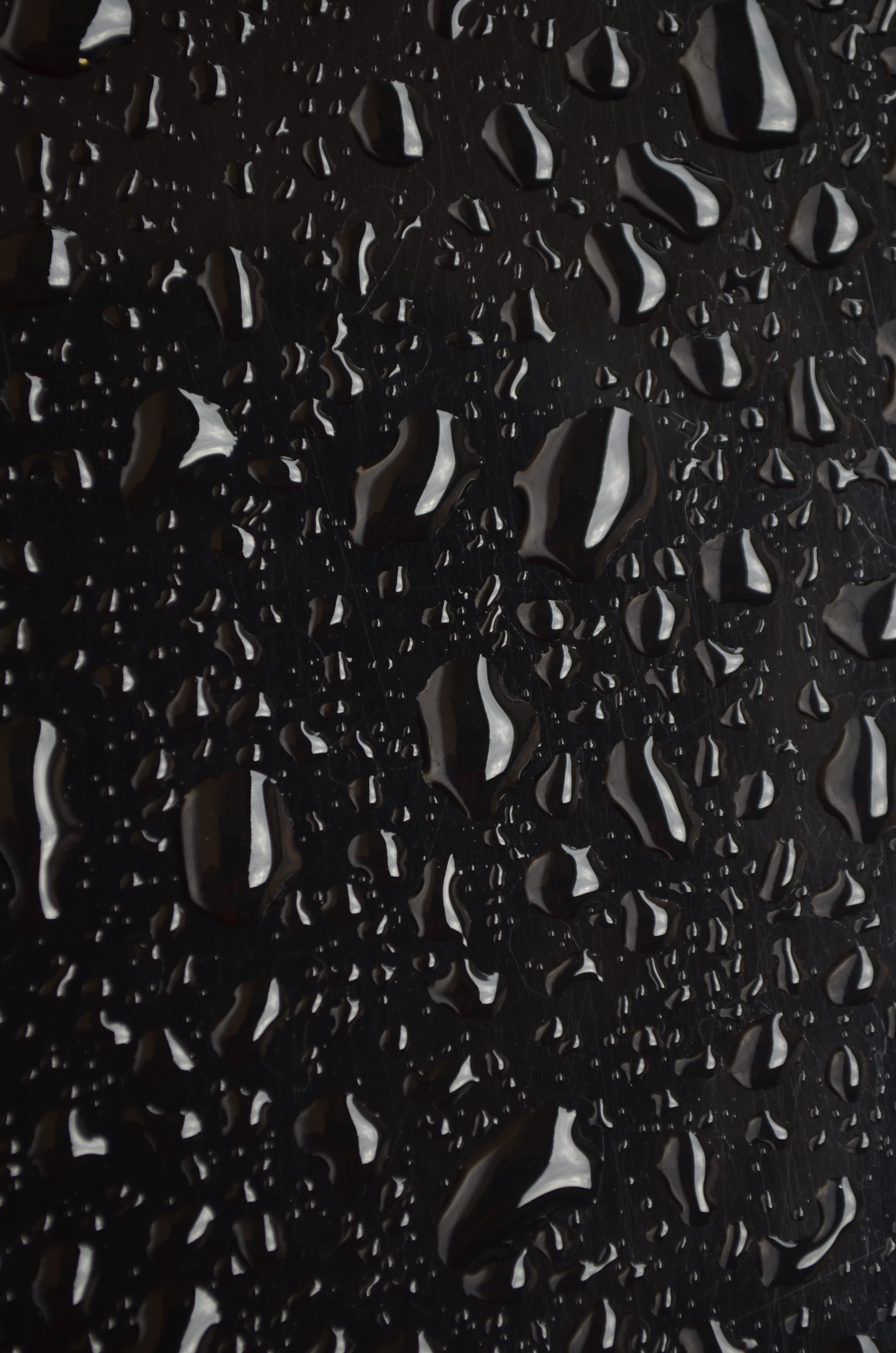 no people, water, indoors, textured, black background, glass - material, full frame, nature, wet, glass, close-up, rain, droplets, backgrounds, drops of water, Phone HD Wallpaper